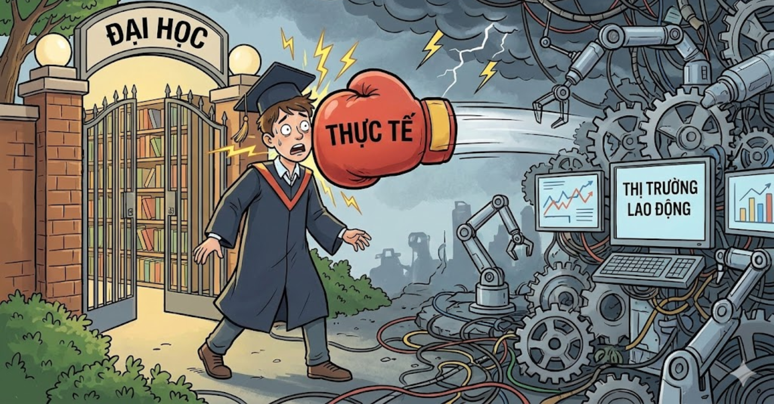 Cú sốc khi bước vào thị trường lao động