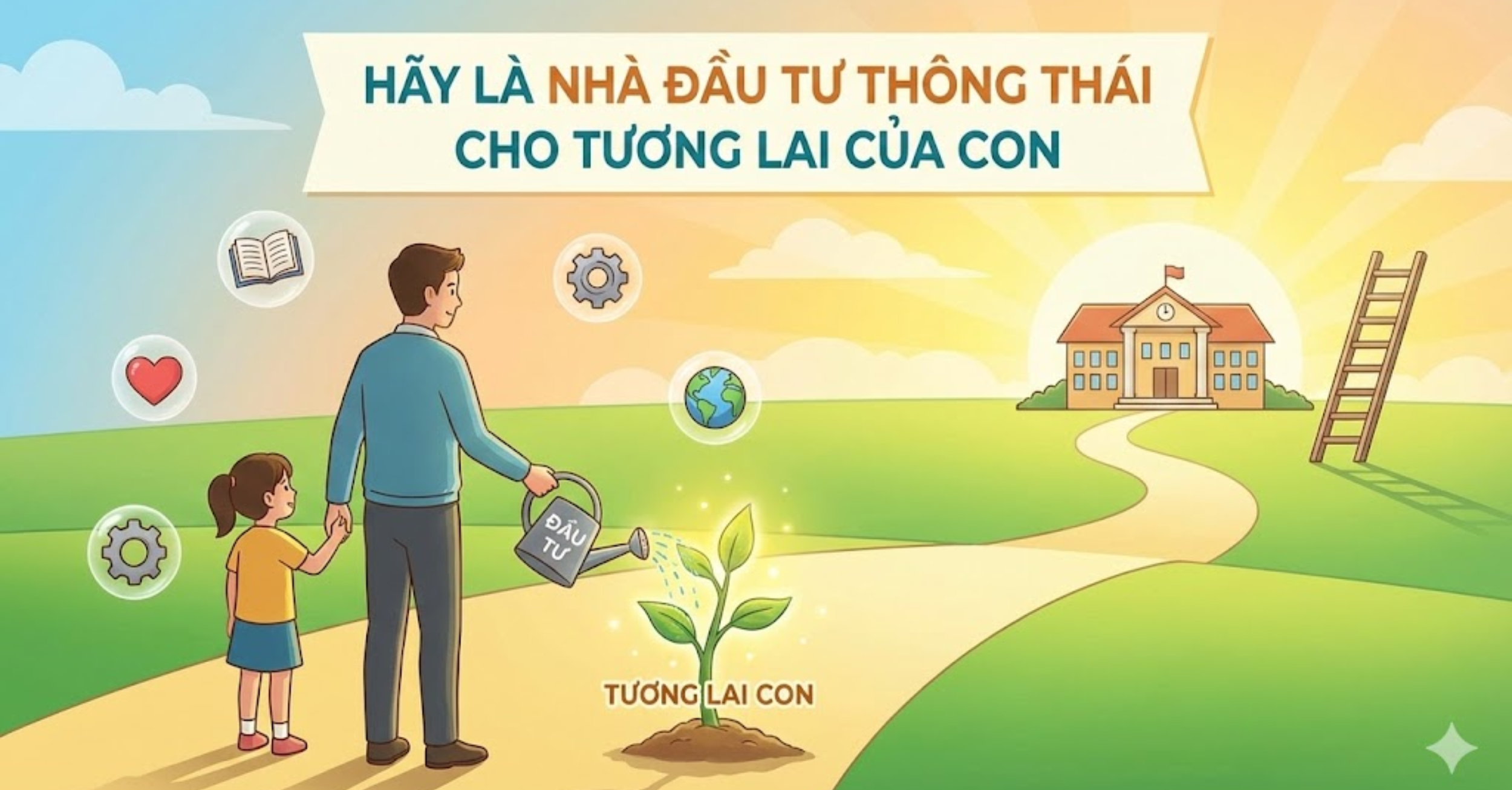 Lời kết: Hãy là nhà đầu tư thông thái cho tương lai của con