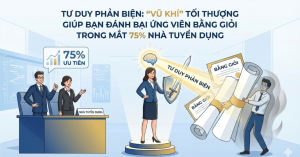 Tư Duy Phản Biện: "Vũ Khí" Tối Thượng Giúp Bạn Đánh Bại Ứng Viên Bằng Giỏi Trong Mắt 75% Nhà Tuyển Dụng
