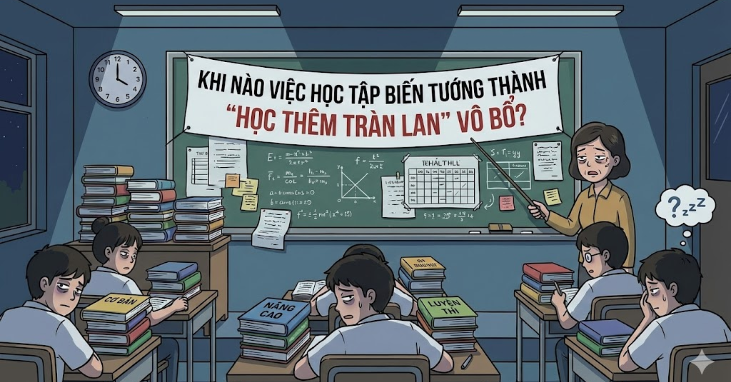 Khi nào việc học tập biến tướng thành "học thêm tràn lan" vô bổ?