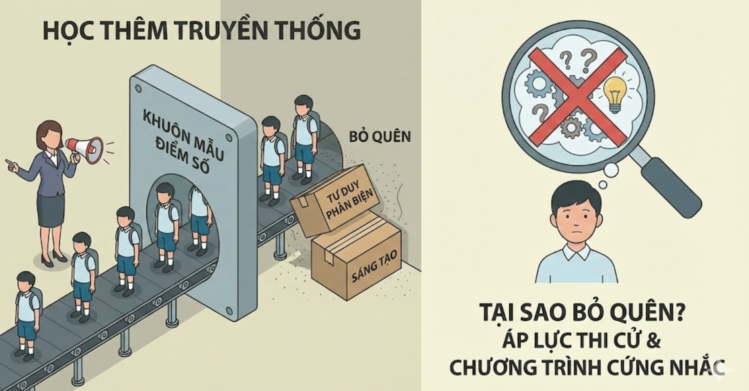 Tại sao học thêm truyền thống bỏ quên kỹ năng này?