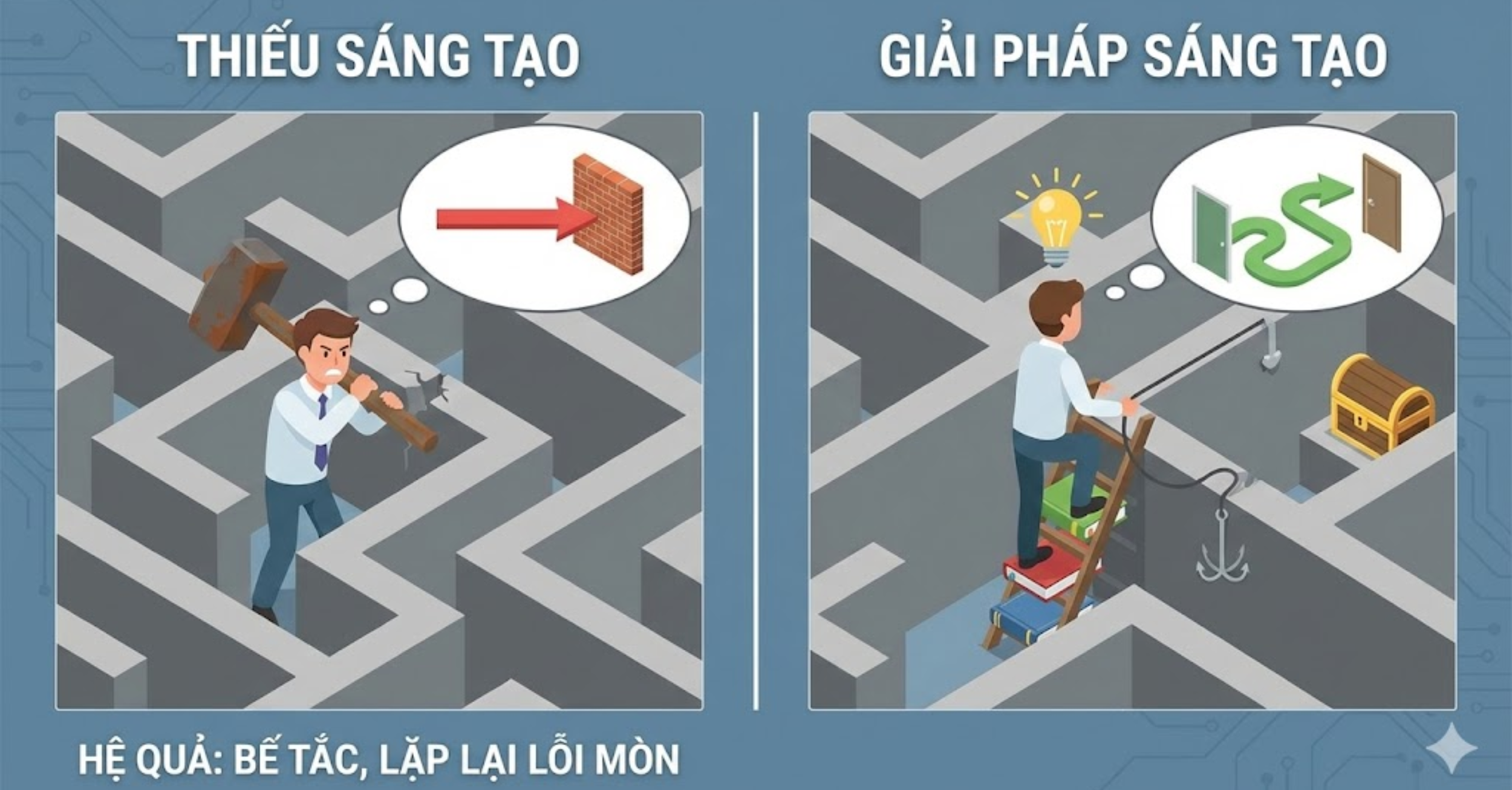 Hệ quả khi thiếu kỹ năng giải quyết vấn đề sáng tạo: