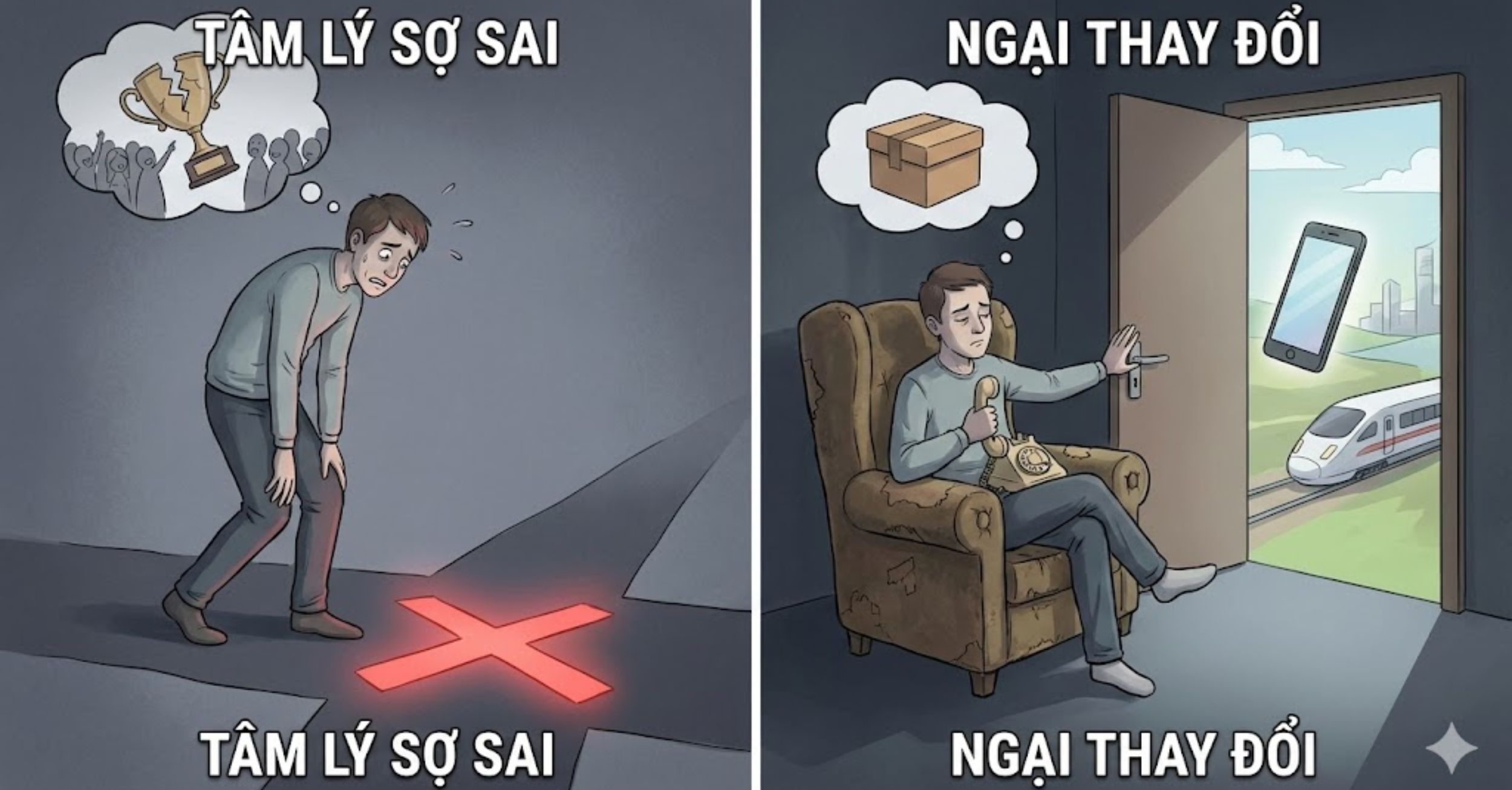 Tâm lý sợ sai và ngại thay đổi