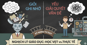 Nghịch lý giáo dục: Tại sao nhiều học sinh rất "giỏi ghi nhớ" nhưng lại yếu kỹ năng giải quyết vấn đề?