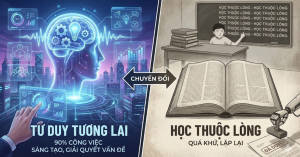 Khi 90% Công Việc Tương Lai Cần Tư Duy, Không Phải Học Thuộc Lòng