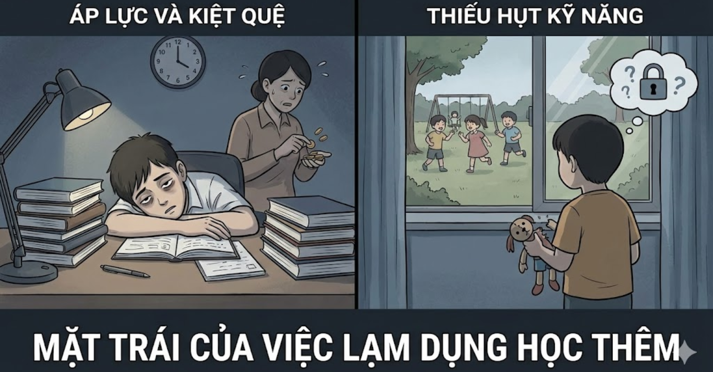 Mặt Trái Của Việc Lạm Dụng Học Thêm