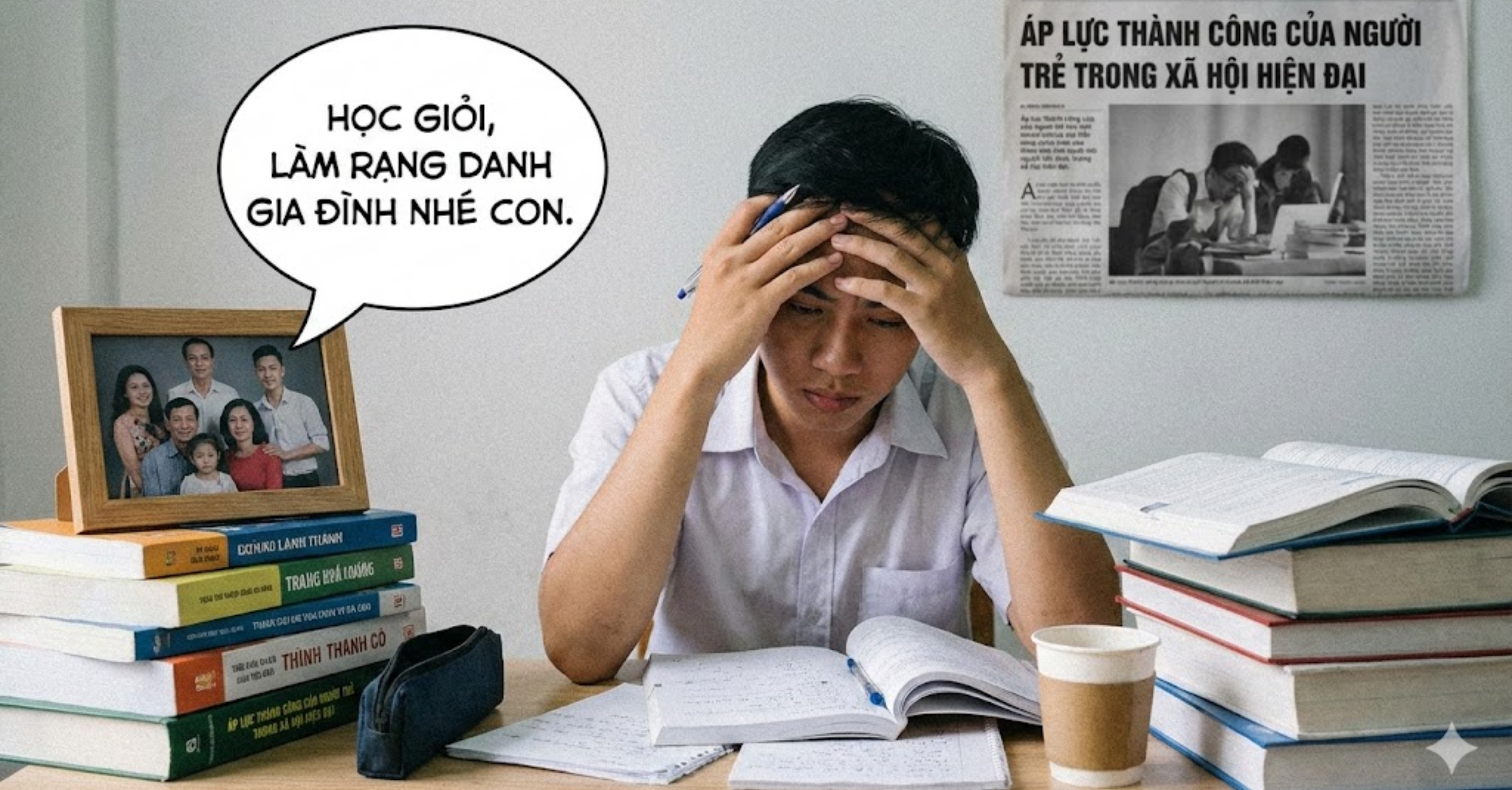 Kỳ vọng quá lớn từ gia đình và xã hội