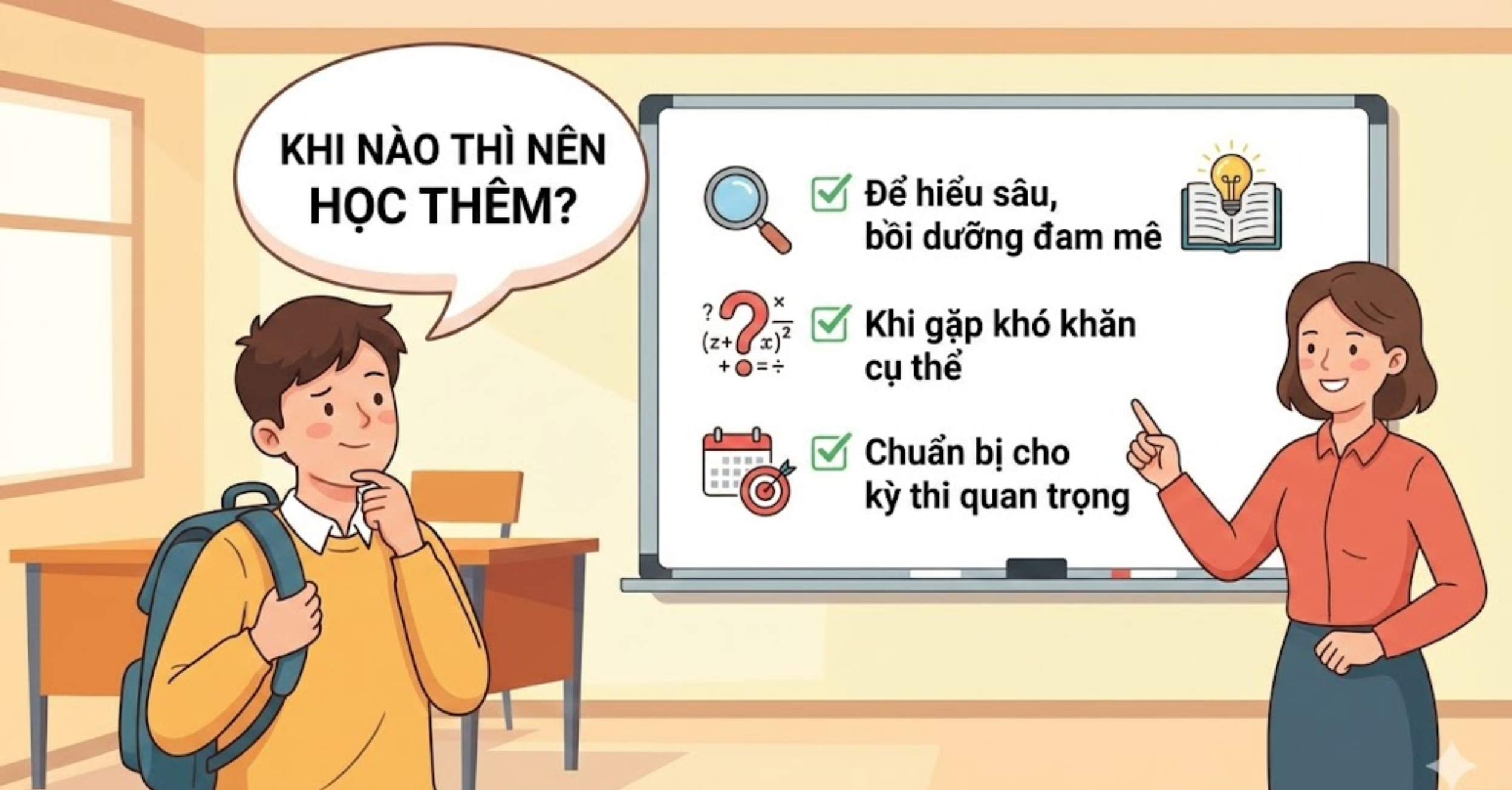 Khi Nào Thì Nên Học Thêm?