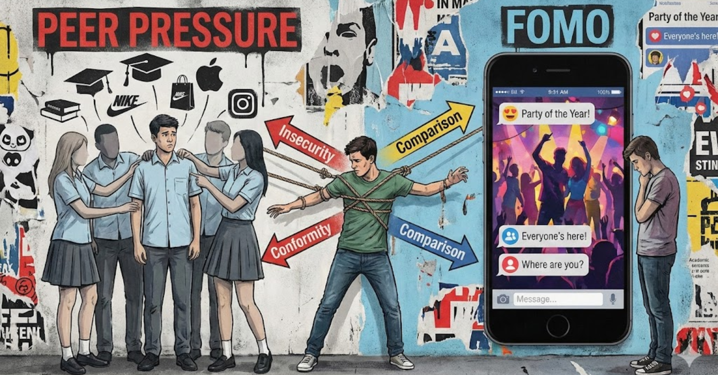 Áp lực đồng trang lứa (Peer Pressure) và hội chứng FOMO