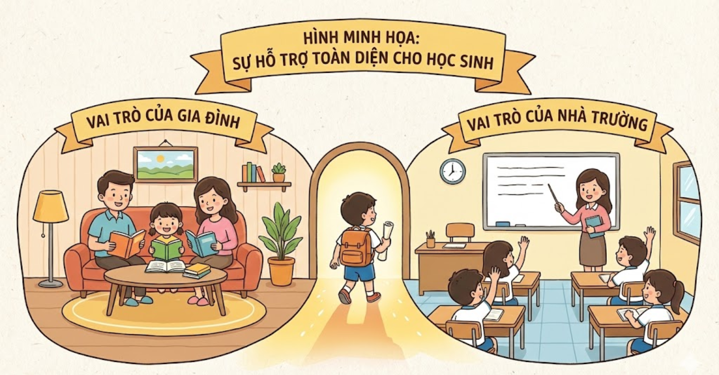 Vai trò của gia đình và nhà trường