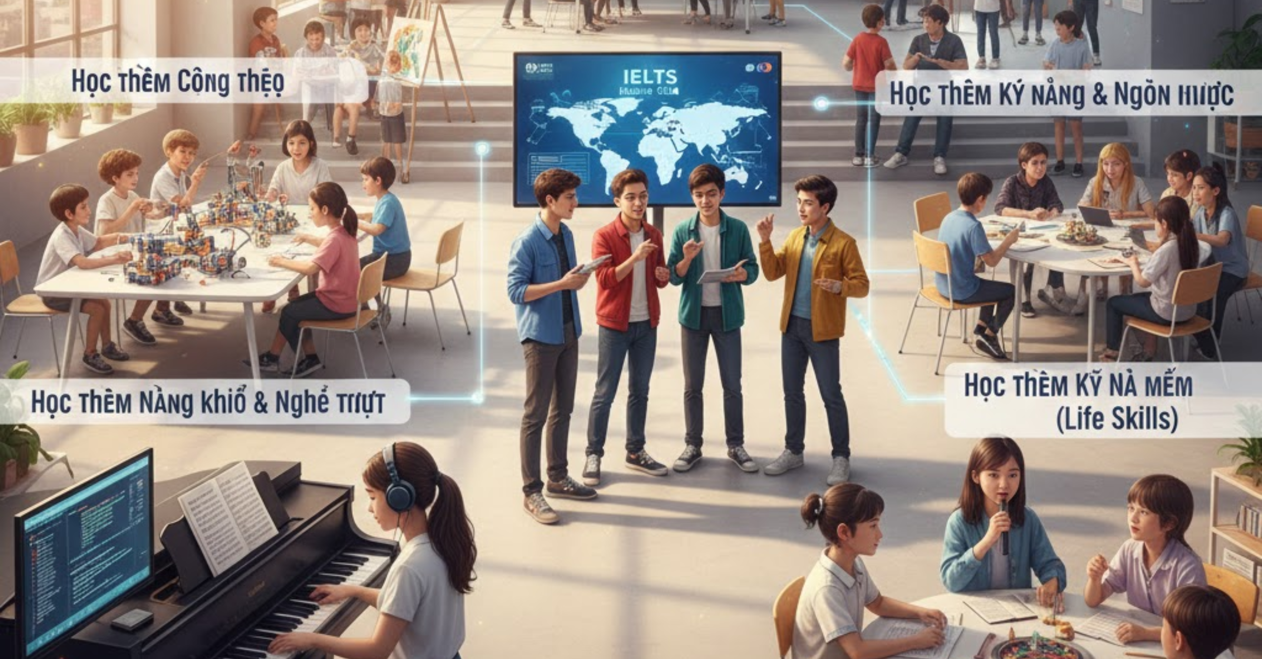 Thực trạng và những thách thức của việc "Học thêm" hiện nay