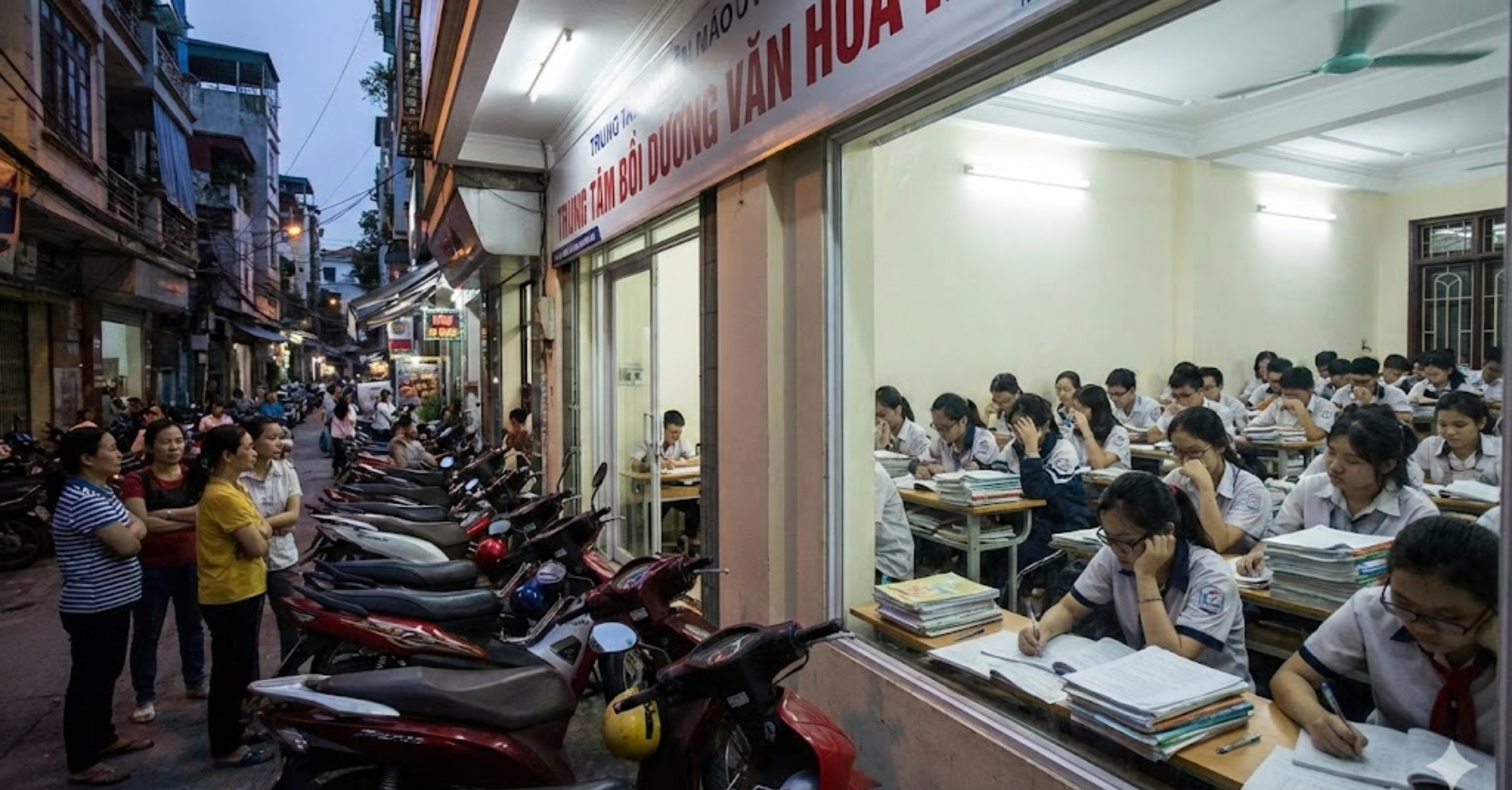 Thực trạng "cơn nghiện" học thêm tại Việt Nam: Khi số lượng lấn át chất lượng