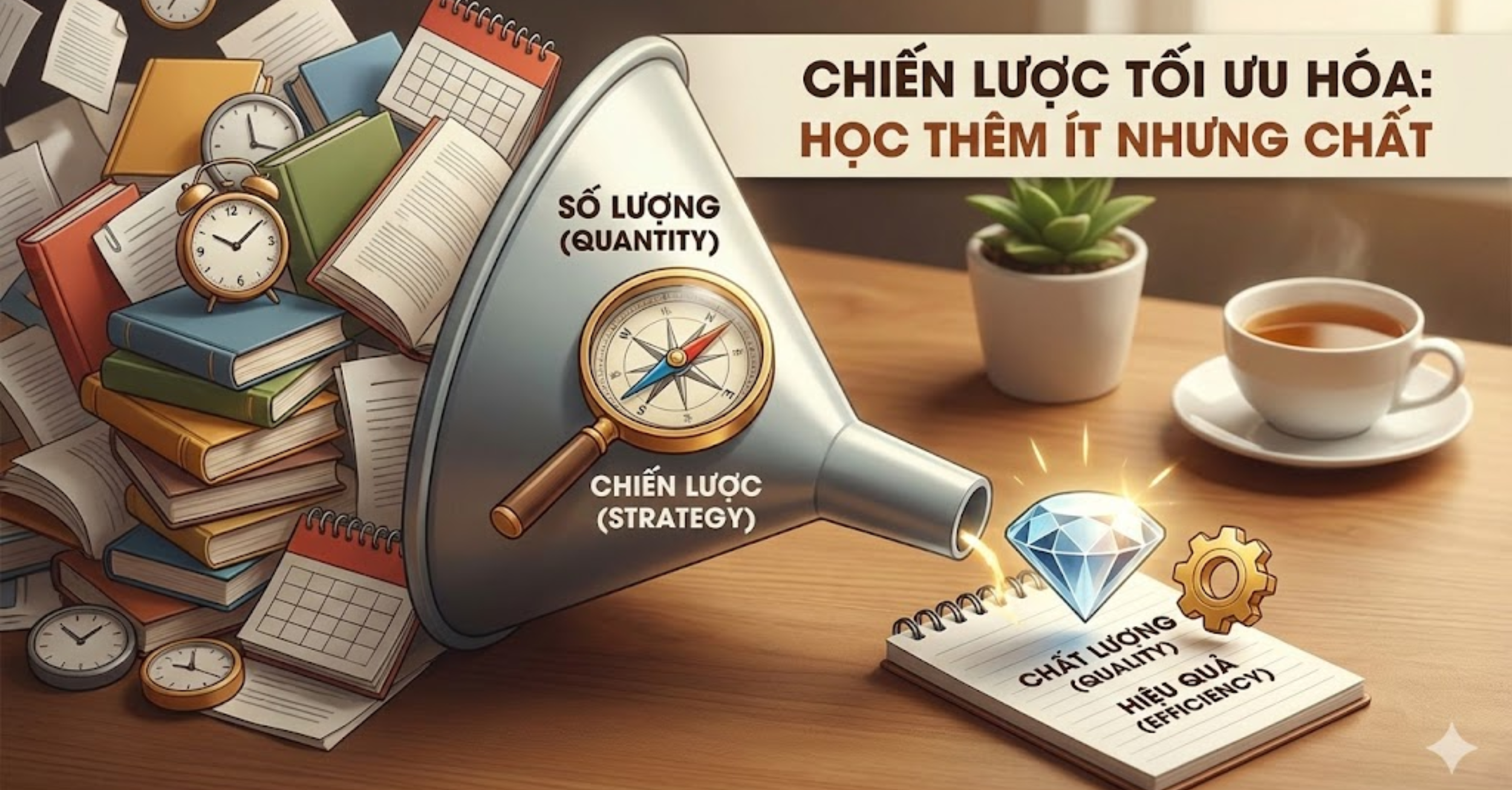 Chiến lược tối ưu hóa: Làm thế nào để "Học Thêm" ít nhưng chất?