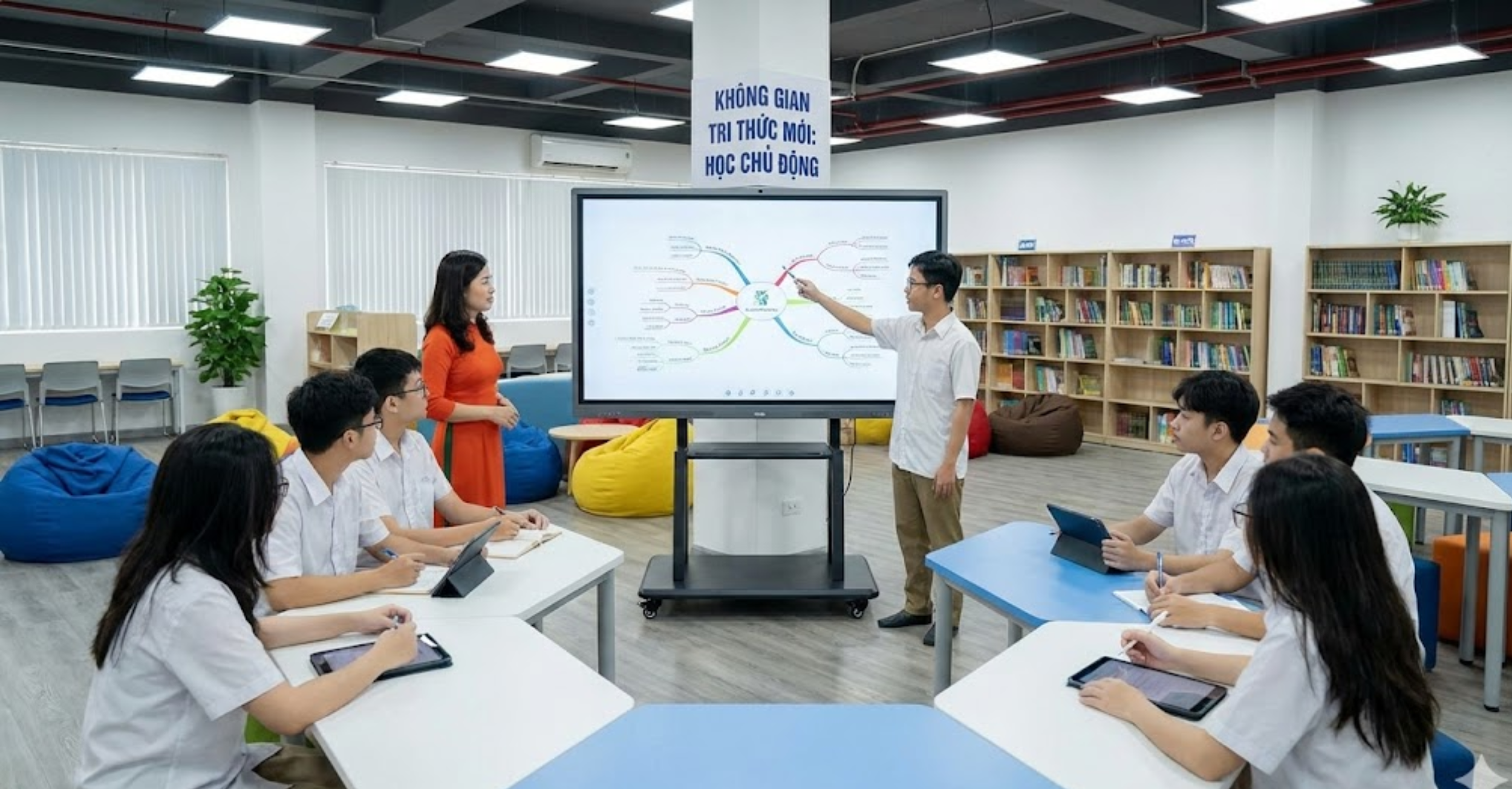 "Học thêm không bảng phấn": Định nghĩa lại không gian tri thức