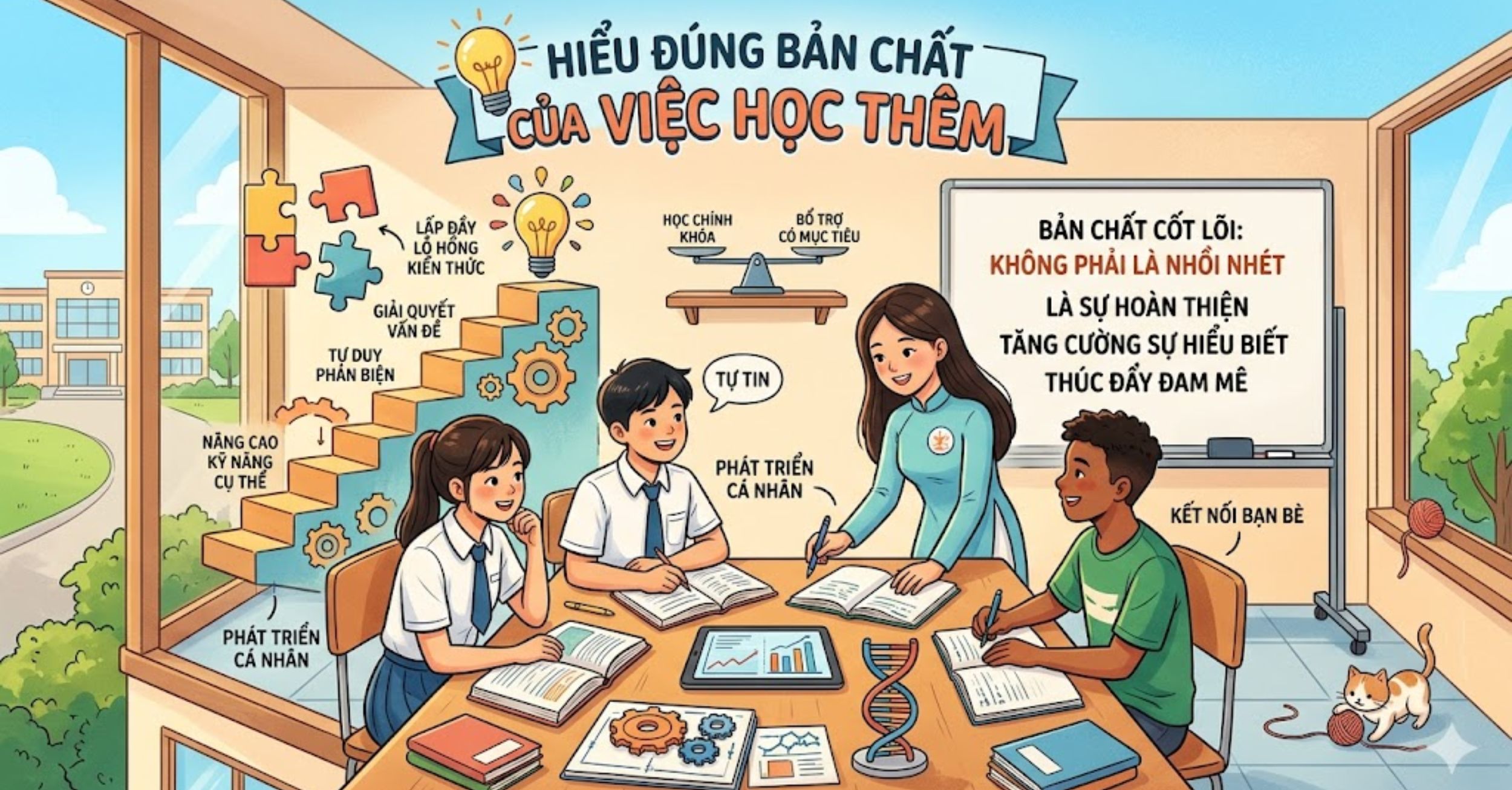 Hiểu đúng về bản chất của việc học thêm