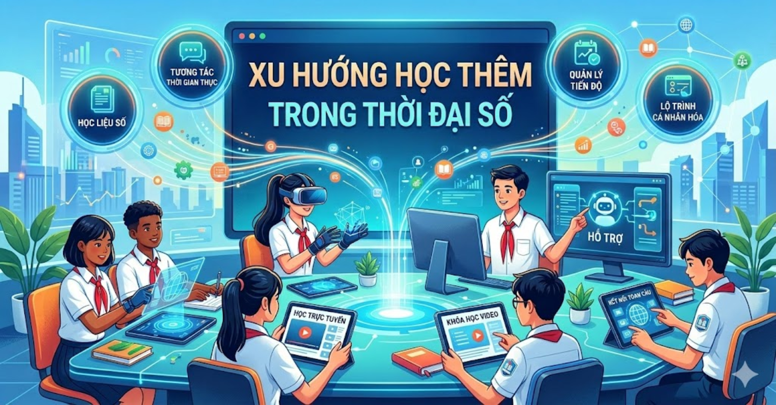 Xu hướng học thêm trong thời đại số