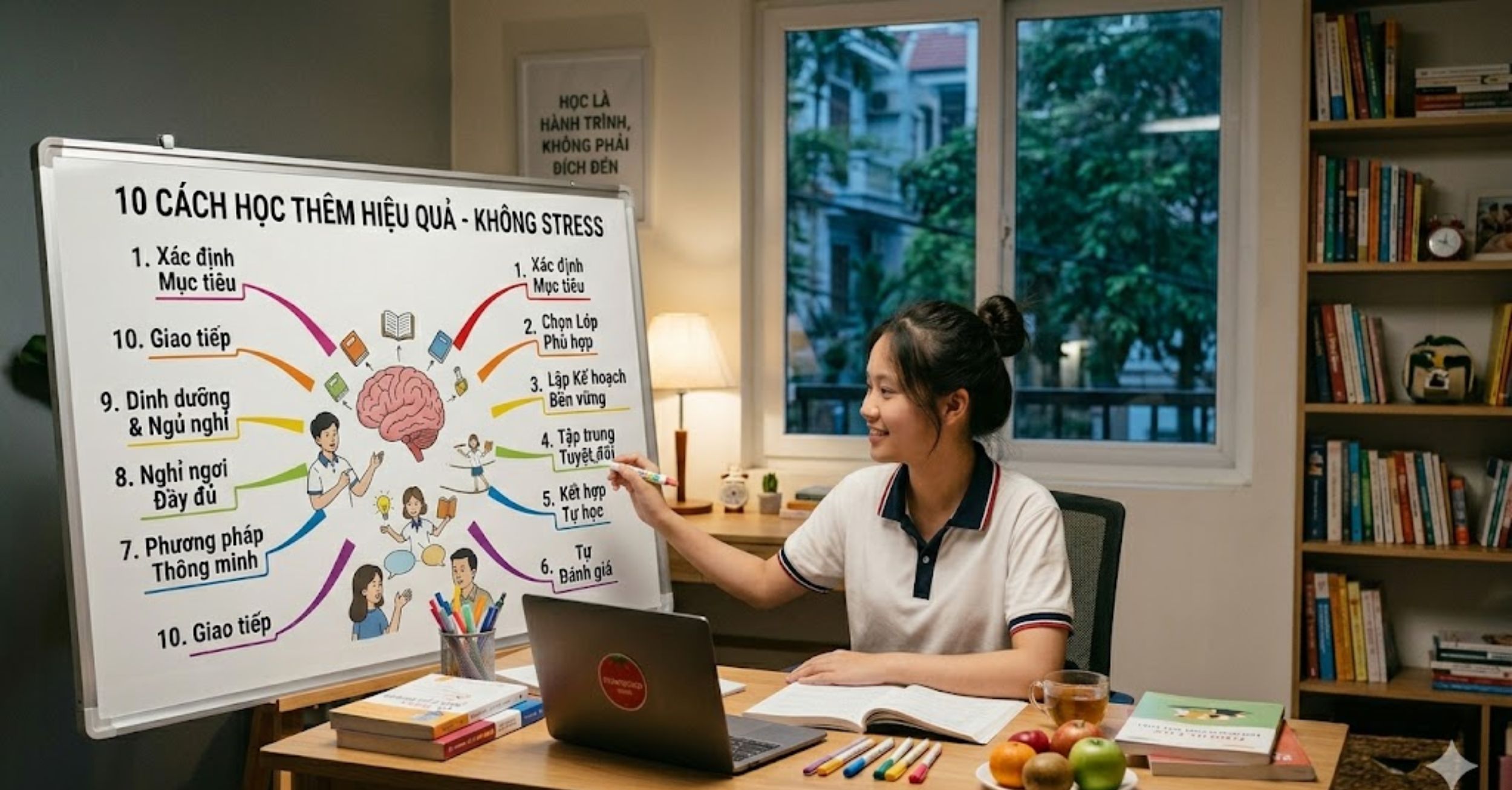 10 Cách Học Thêm Hiệu Quả Mà Không Bị Stress  