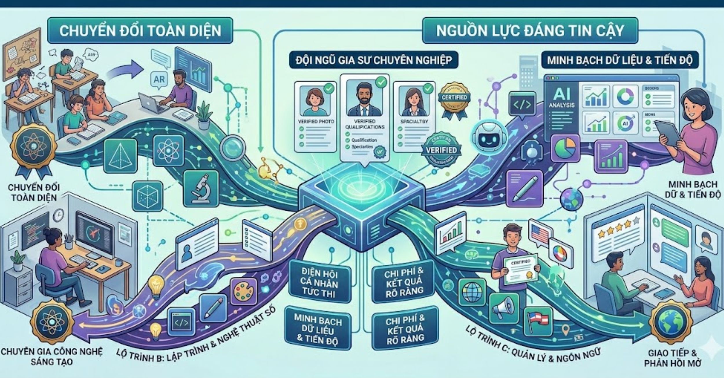 Sự Chuyên Nghiệp Hóa Và Minh Bạch Hóa: Học Thêm Là Nguồn Lực Đáng Tin Cậy 