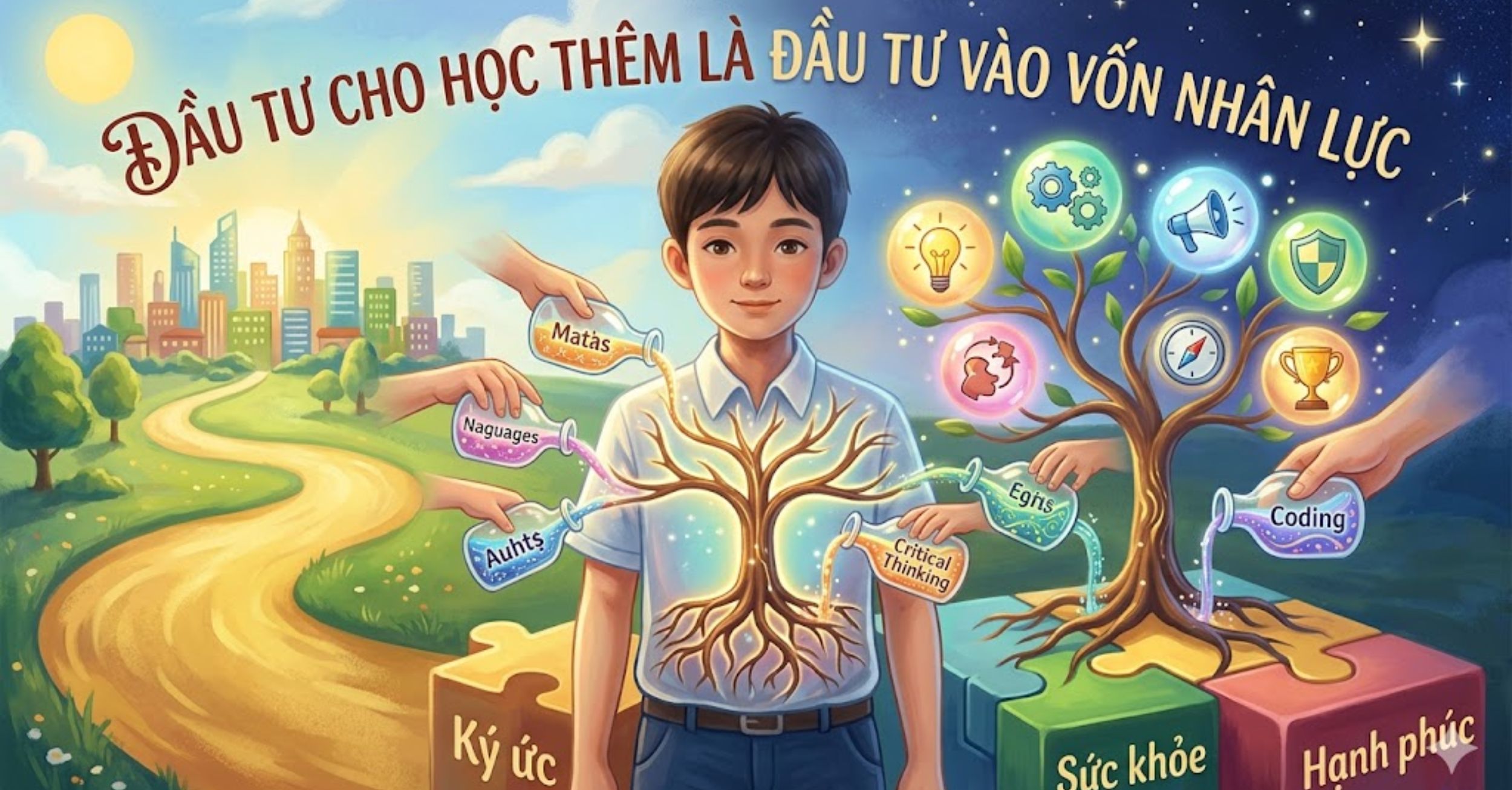 Đầu tư cho học thêm là đầu tư vào vốn nhân lực