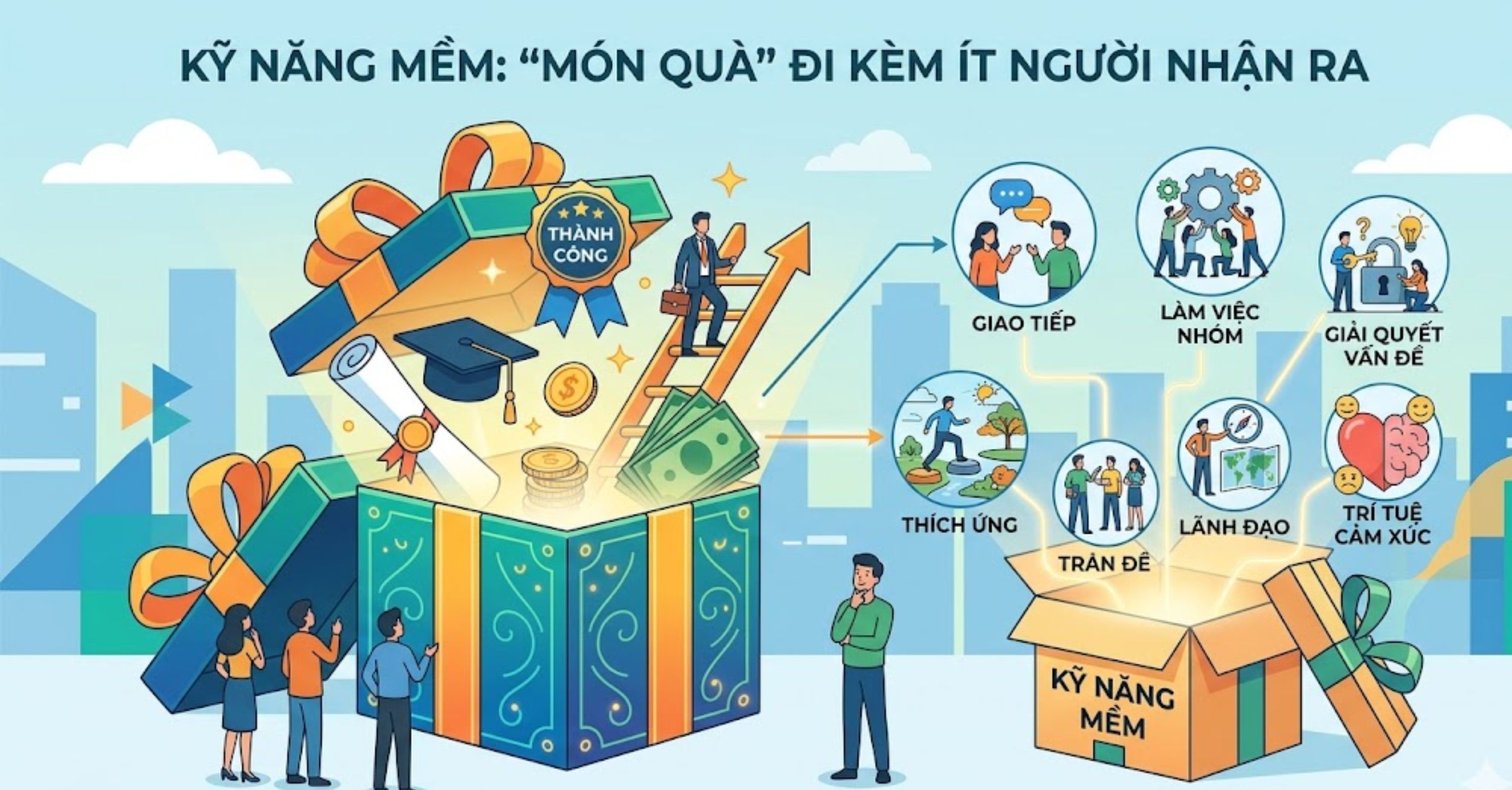 Kỹ năng mềm: "Món quà" đi kèm ít người nhận ra