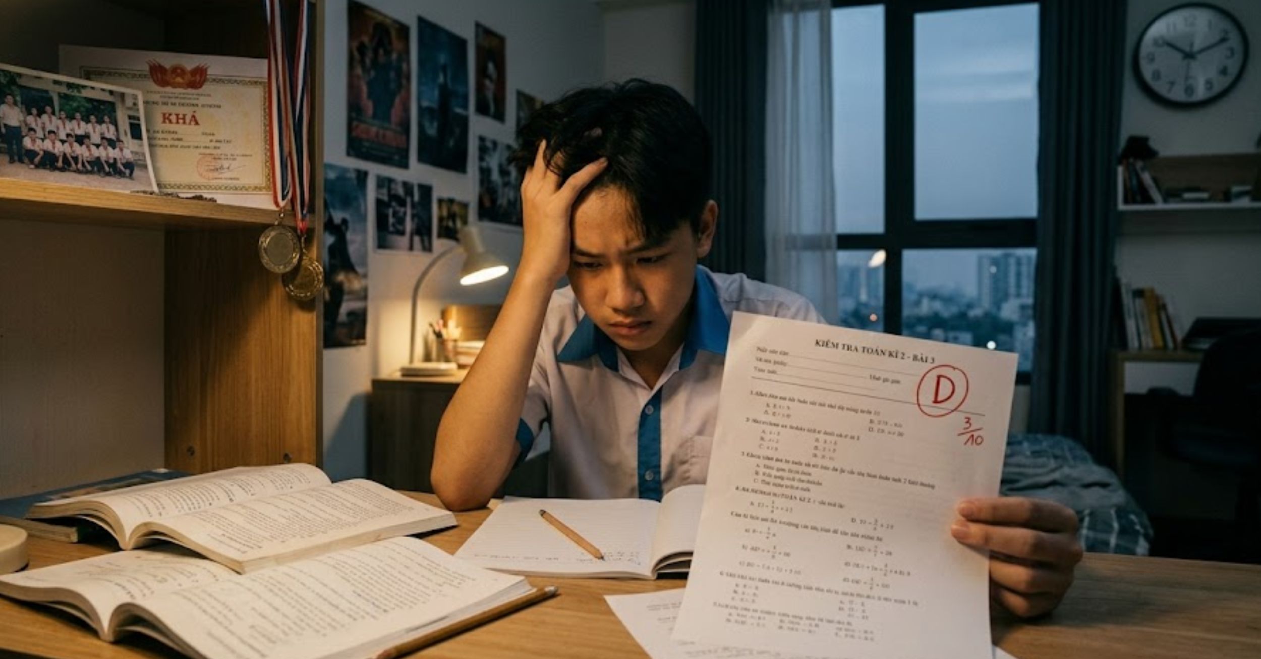 Kết quả học tập sa sút bất thường tạo