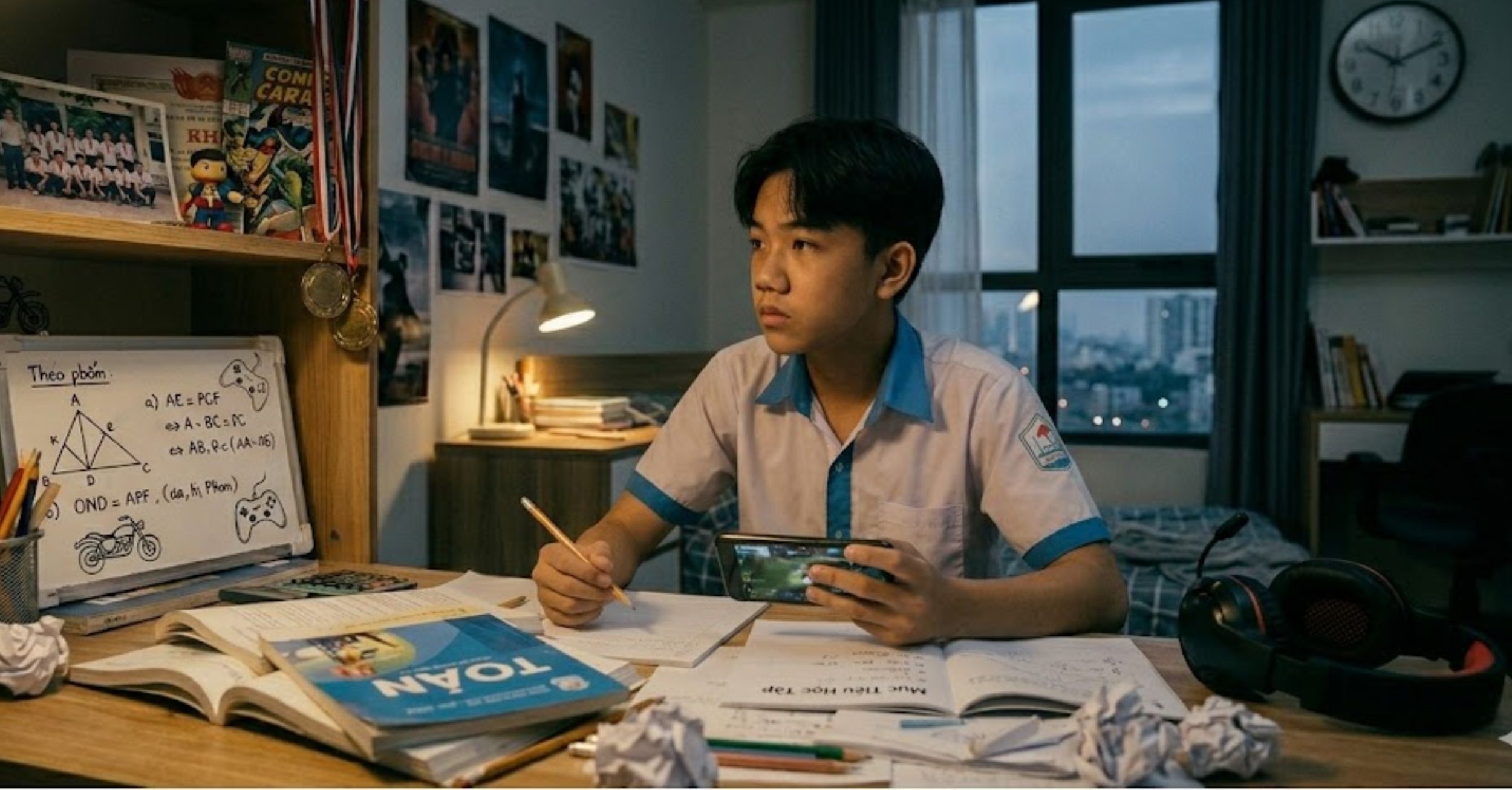 Trẻ không tìm thấy hứng thú và mục tiêu trong học tập