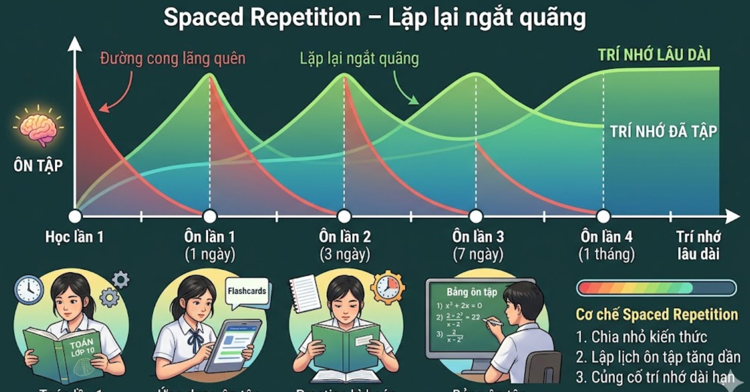 Spaced Repetition – Lặp lại ngắt quãng