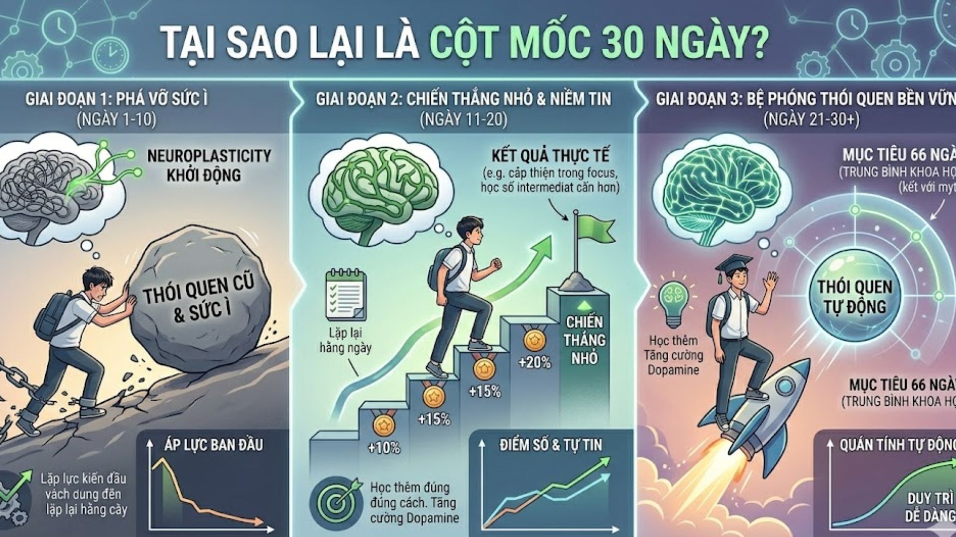 Lợi ích vượt trội từ mô hình học thêm cường độ cao