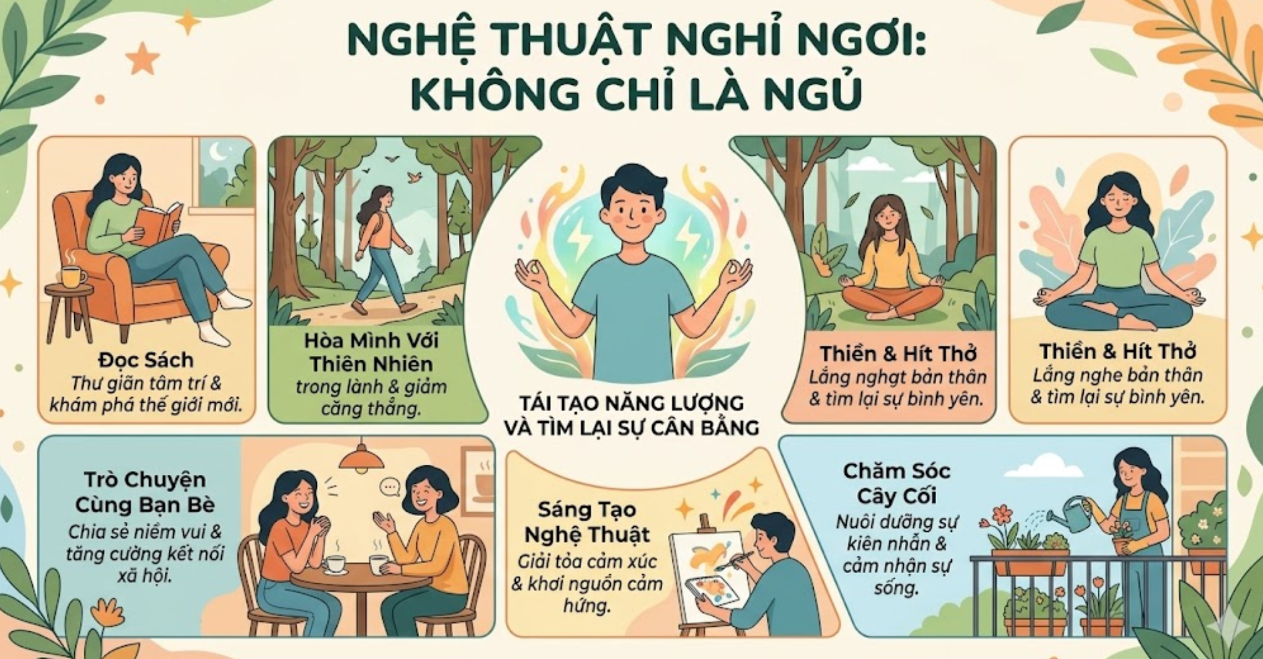 Nghệ Thuật Nghỉ Ngơi: Không Chỉ Là Ngủ