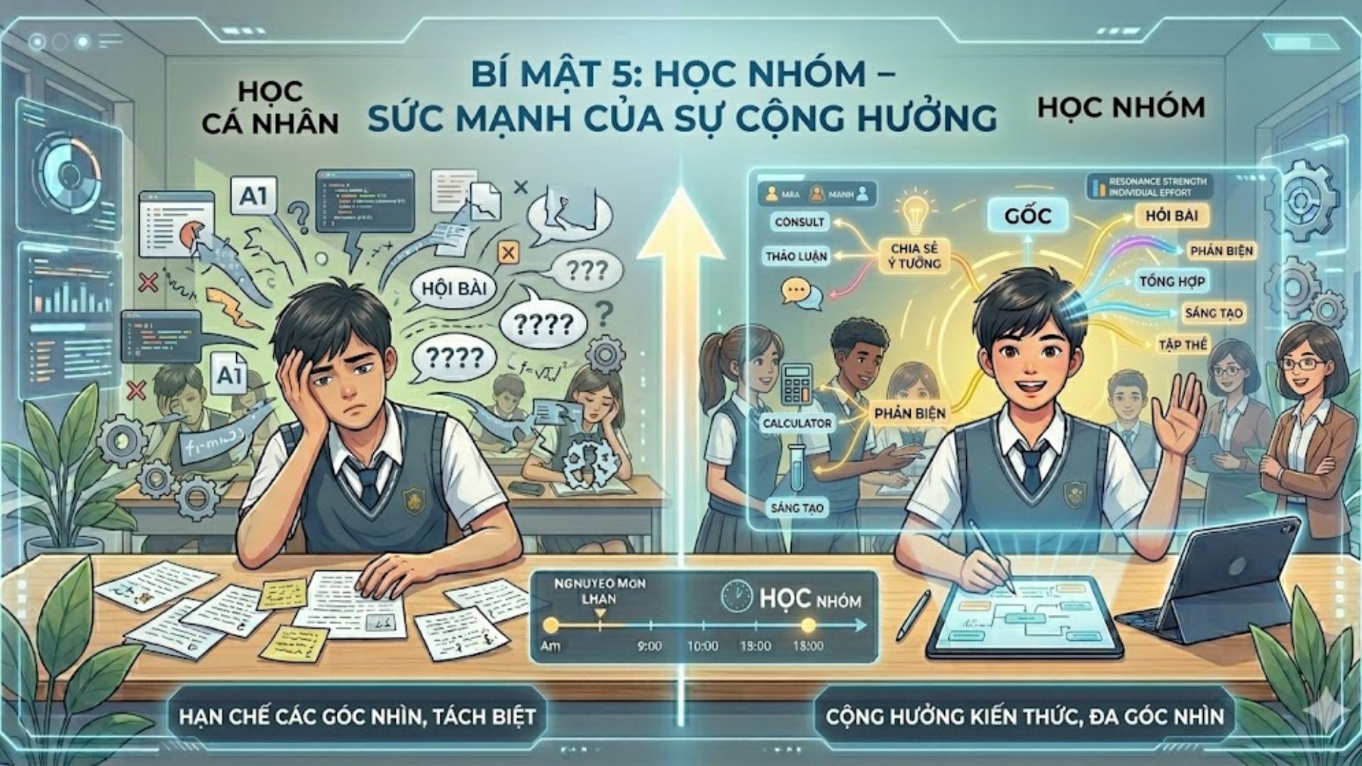 Bí mật 5: Học nhóm – Sức mạnh của sự cộng hưởng