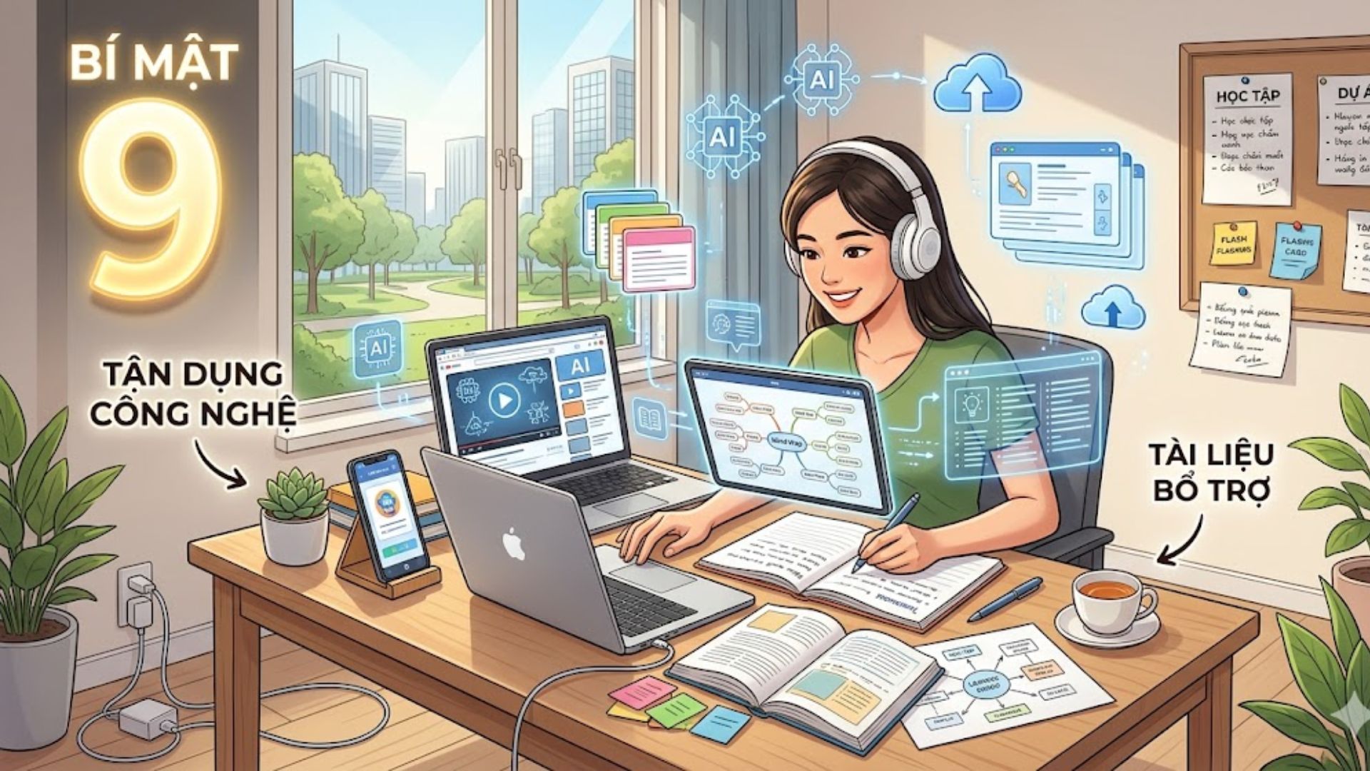 Bí mật 9: Tận dụng công nghệ và tài liệu bổ trợ