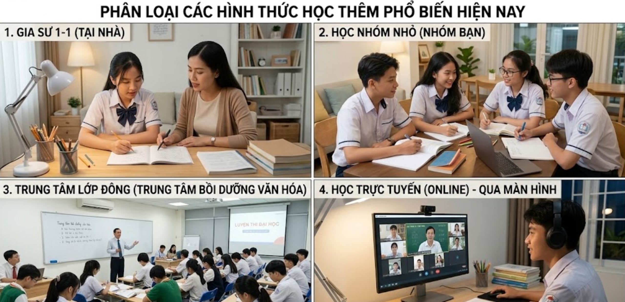Bí Quyết Lựa Chọn Lớp Học Thêm Chuẩn Xác Nhất