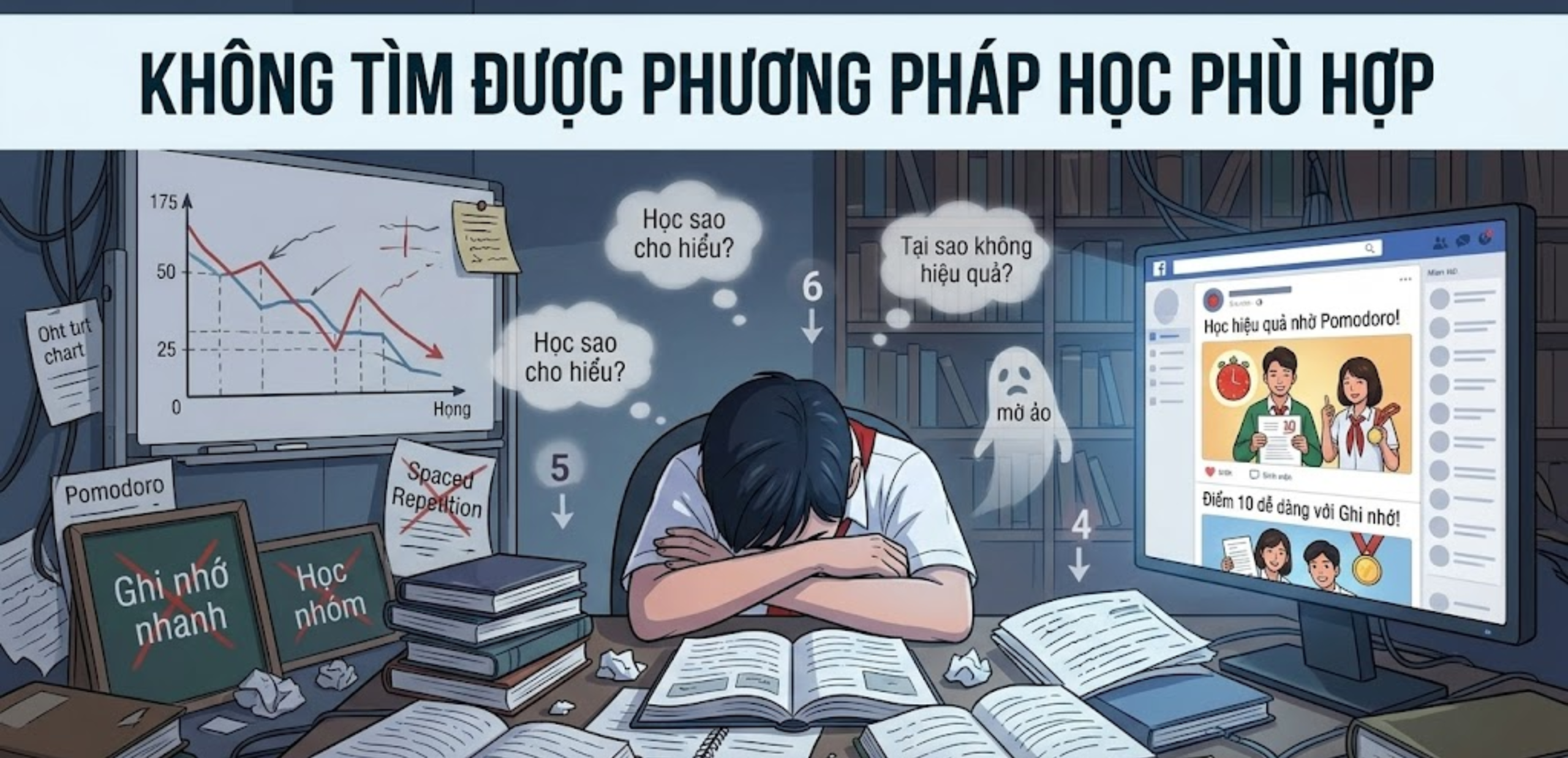 Không Tìm Được Phương Pháp Học Phù Hợp