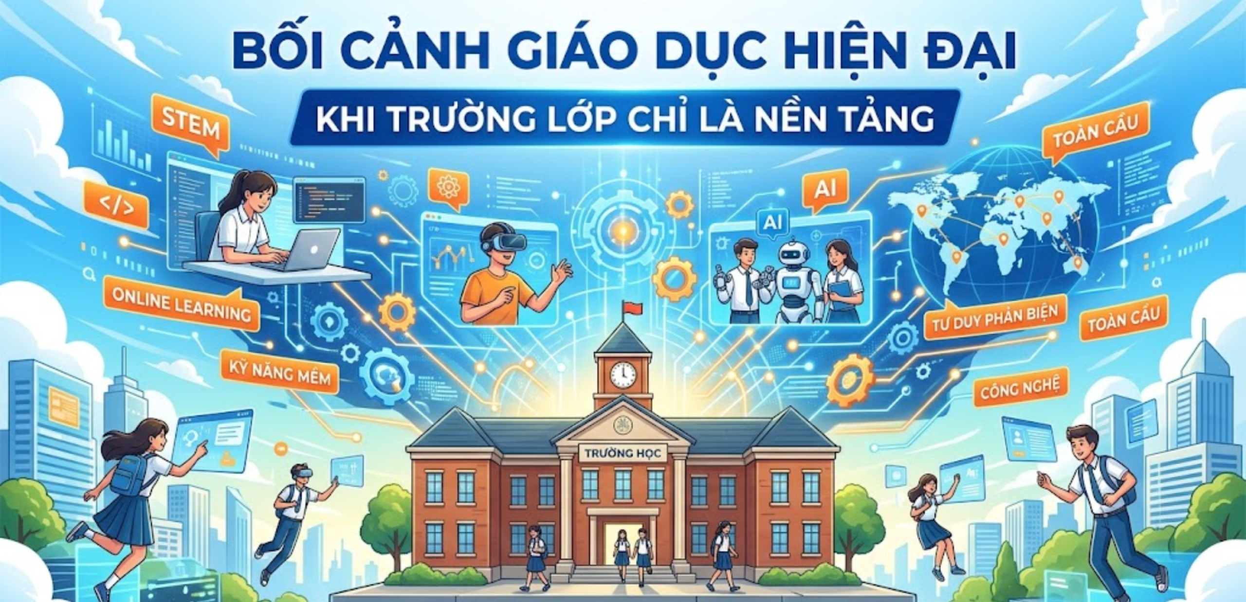 Bối Cảnh Giáo Dục Hiện Đại: Khi Trường Lớp Chỉ Là Nền Tảng