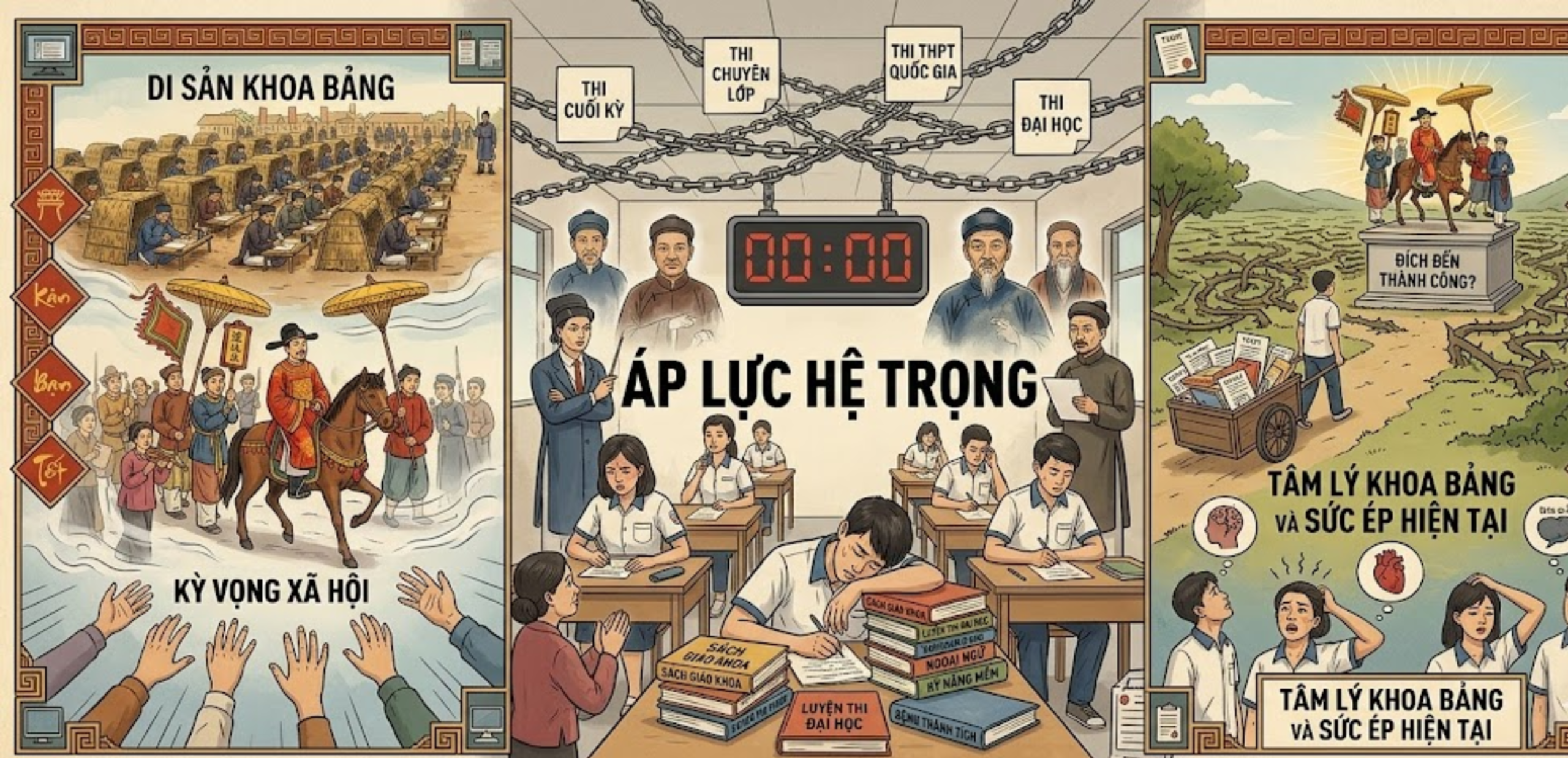 Áp Lực Hệ Trọng Từ Hệ Thống Thi Cử Và Chương Trình Học