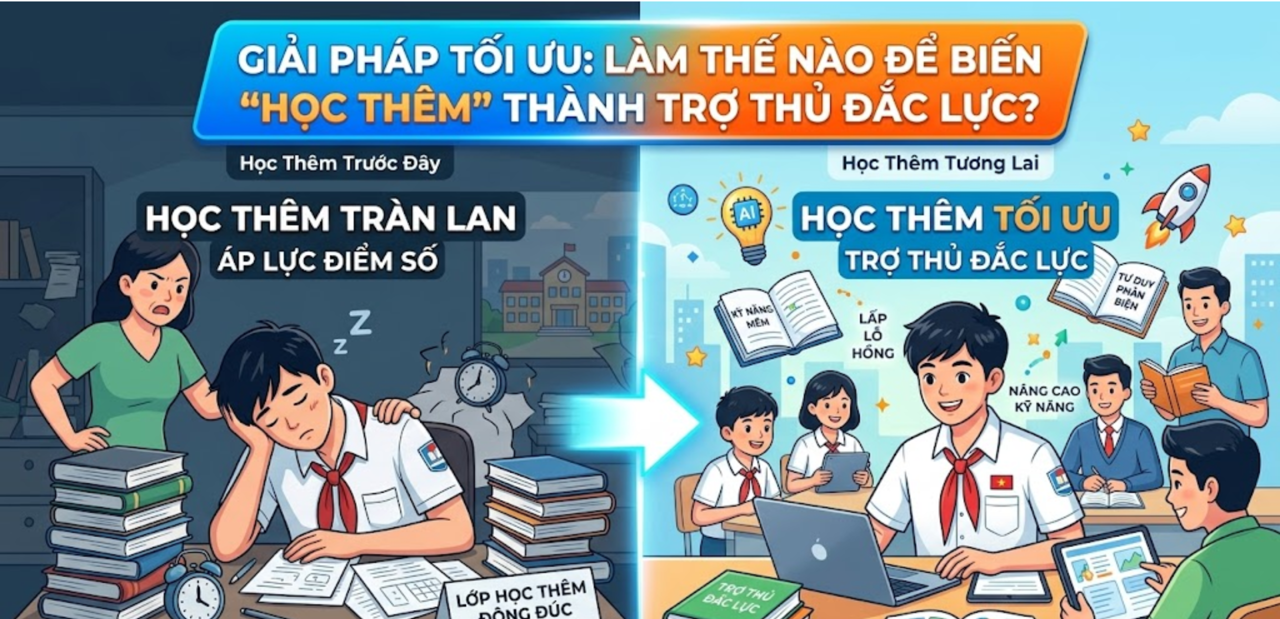 Giải Pháp Tối Ưu: Làm Thế Nào Để Biến "Học Thêm" Thành Trợ Thủ Đắc Lực?