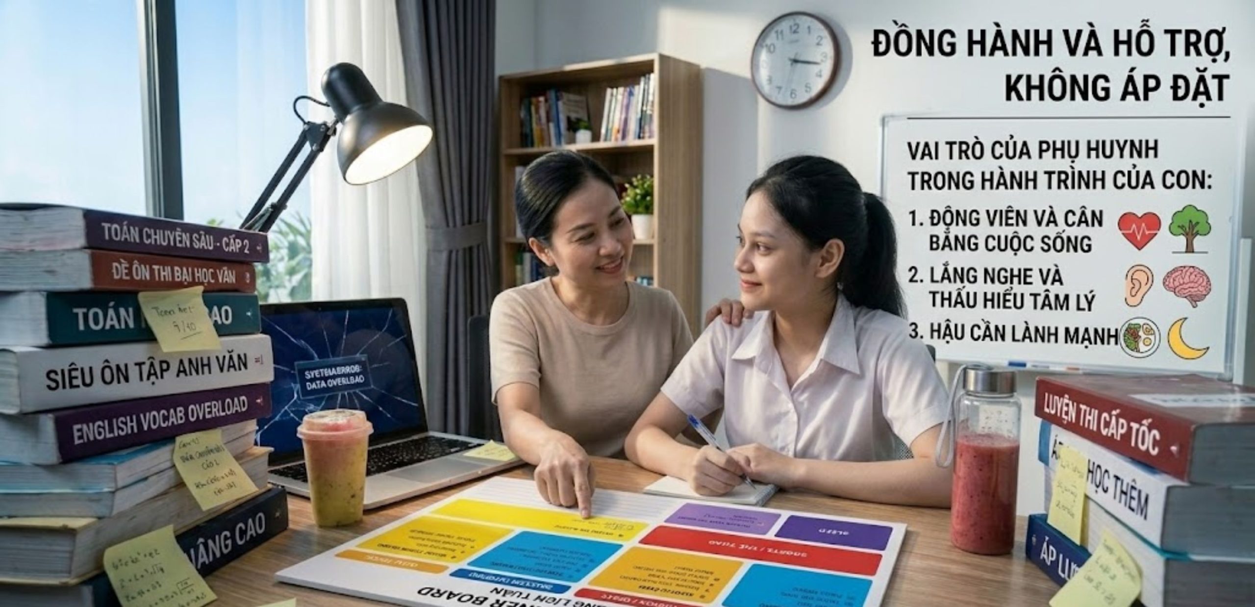 Vai trò của phụ huynh trong hành trình học thêm của con