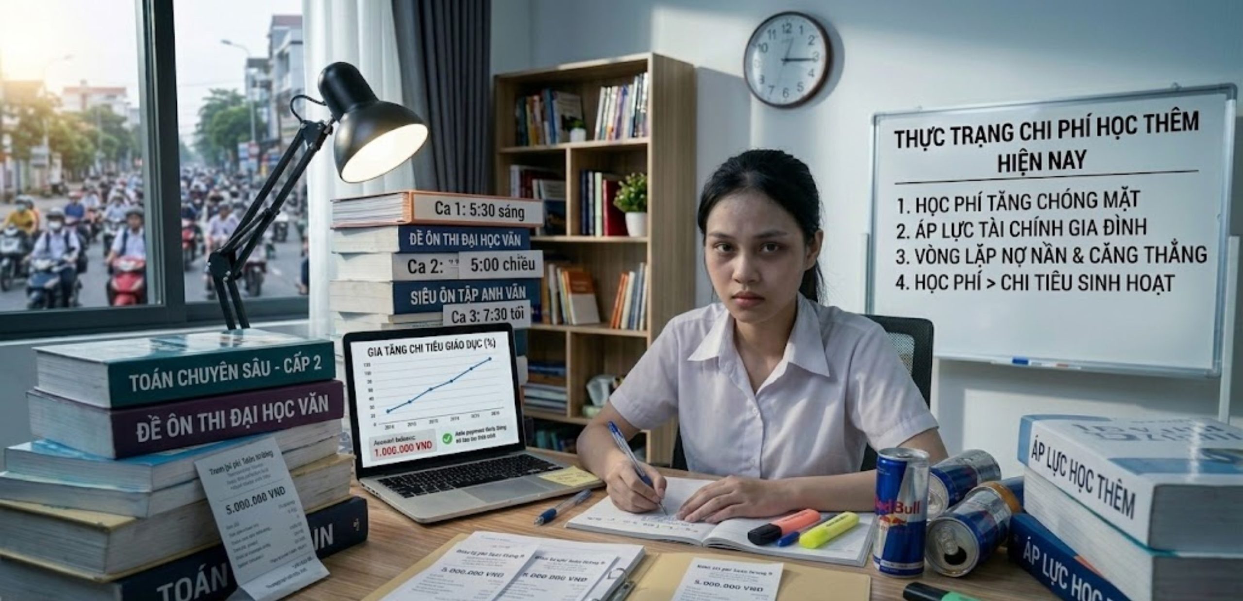 Thực trạng chi phí học thêm hiện nay