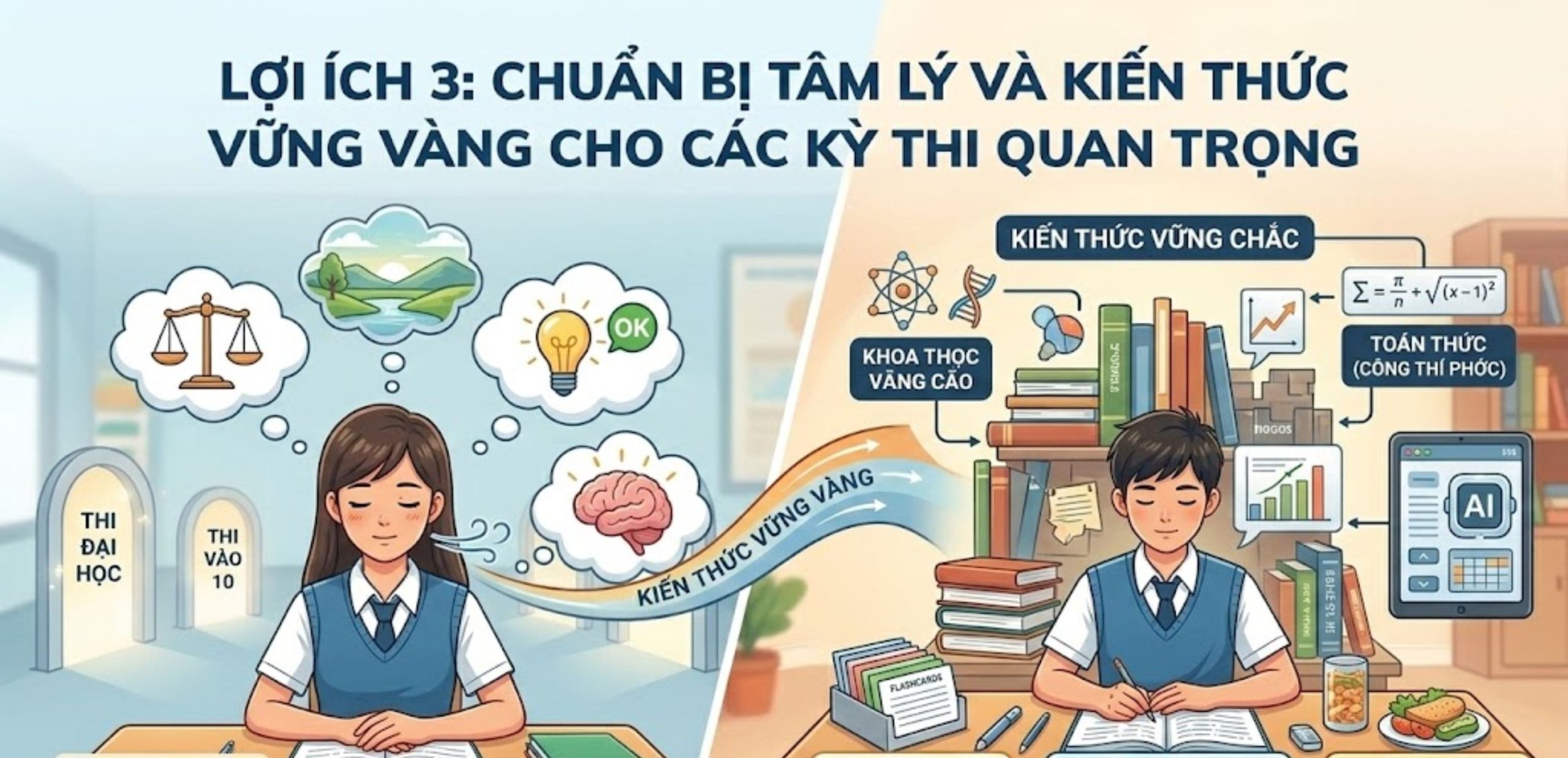 Lợi Ích 3: Chuẩn Bị Tâm Lý Và Kiến Thức Vững Vàng Cho Các Kỳ Thi Quan Trọng