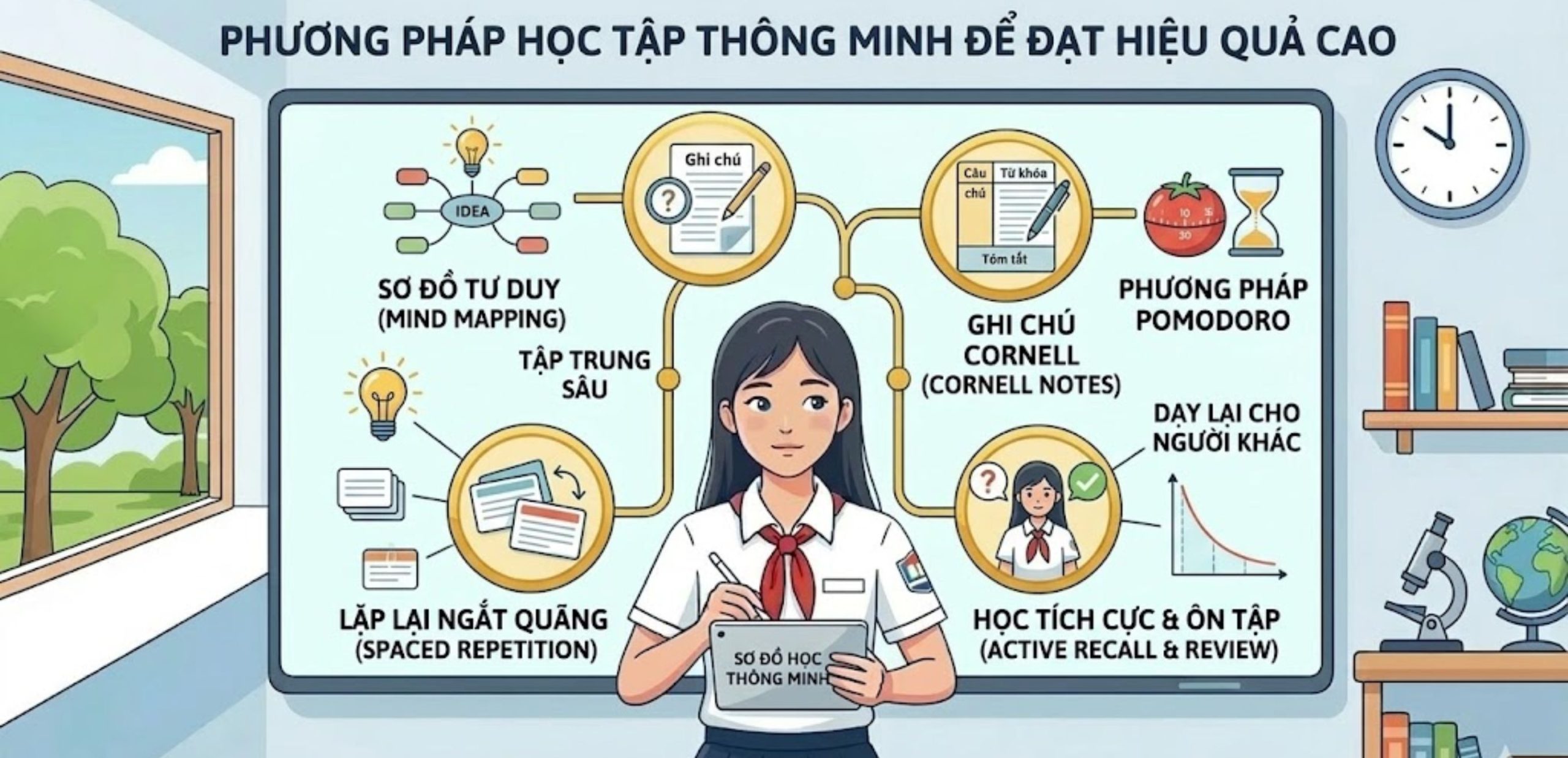 Phương pháp học tập thông minh để đạt hiệu quả cao