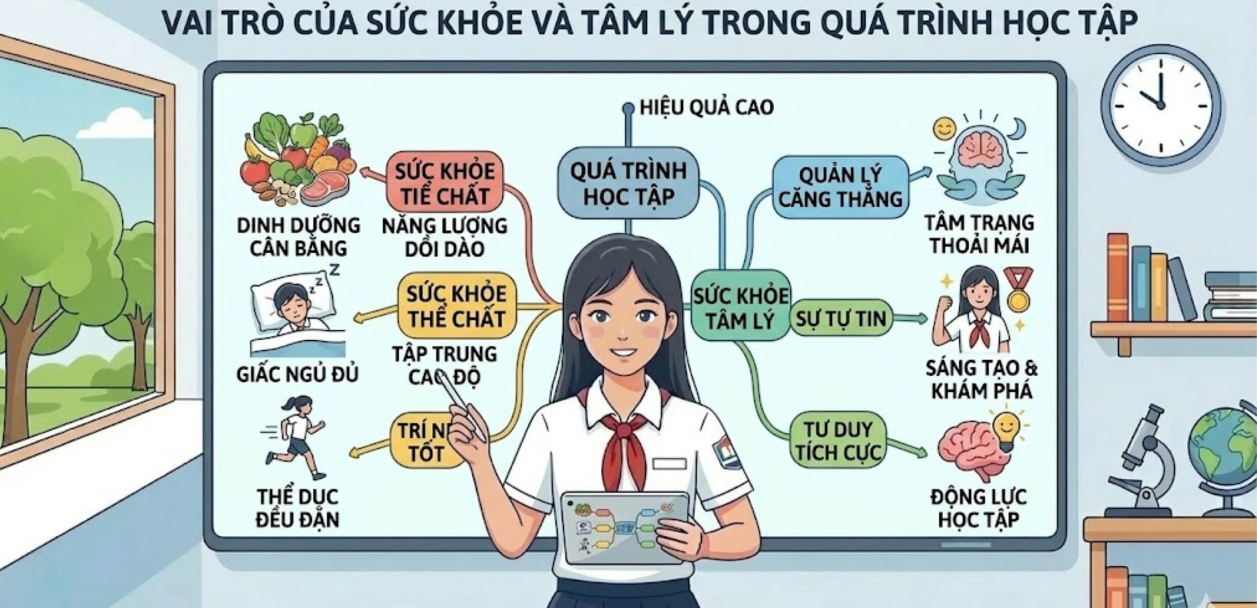 Vai trò của sức khỏe và tâm lý trong quá trình học tập