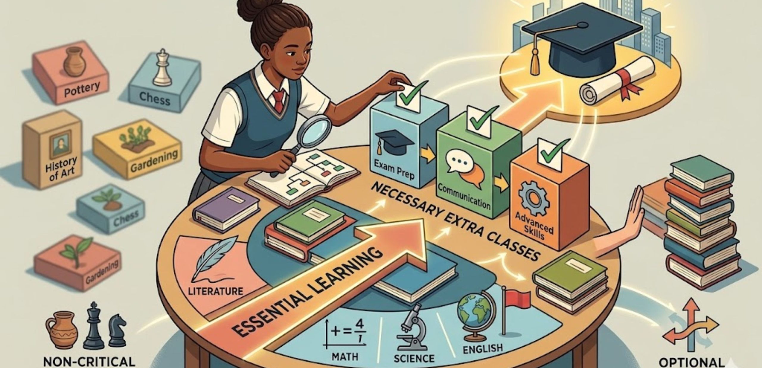 Ưu Tiên Các Môn Học Và Lớp Học Thêm Cần Thiết