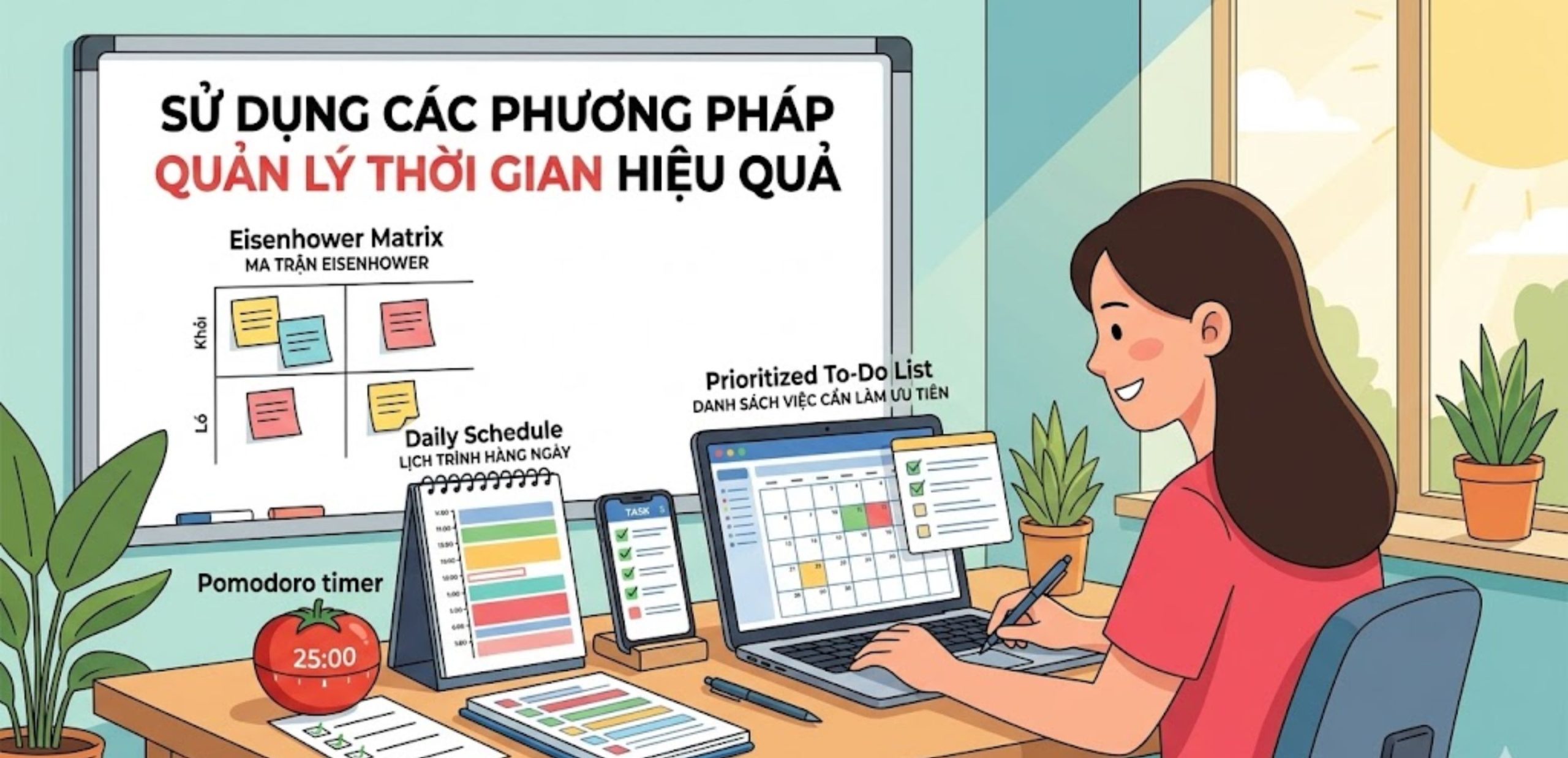 Sử Dụng Các Phương Pháp Quản Lý Thời Gian Hiệu Quả