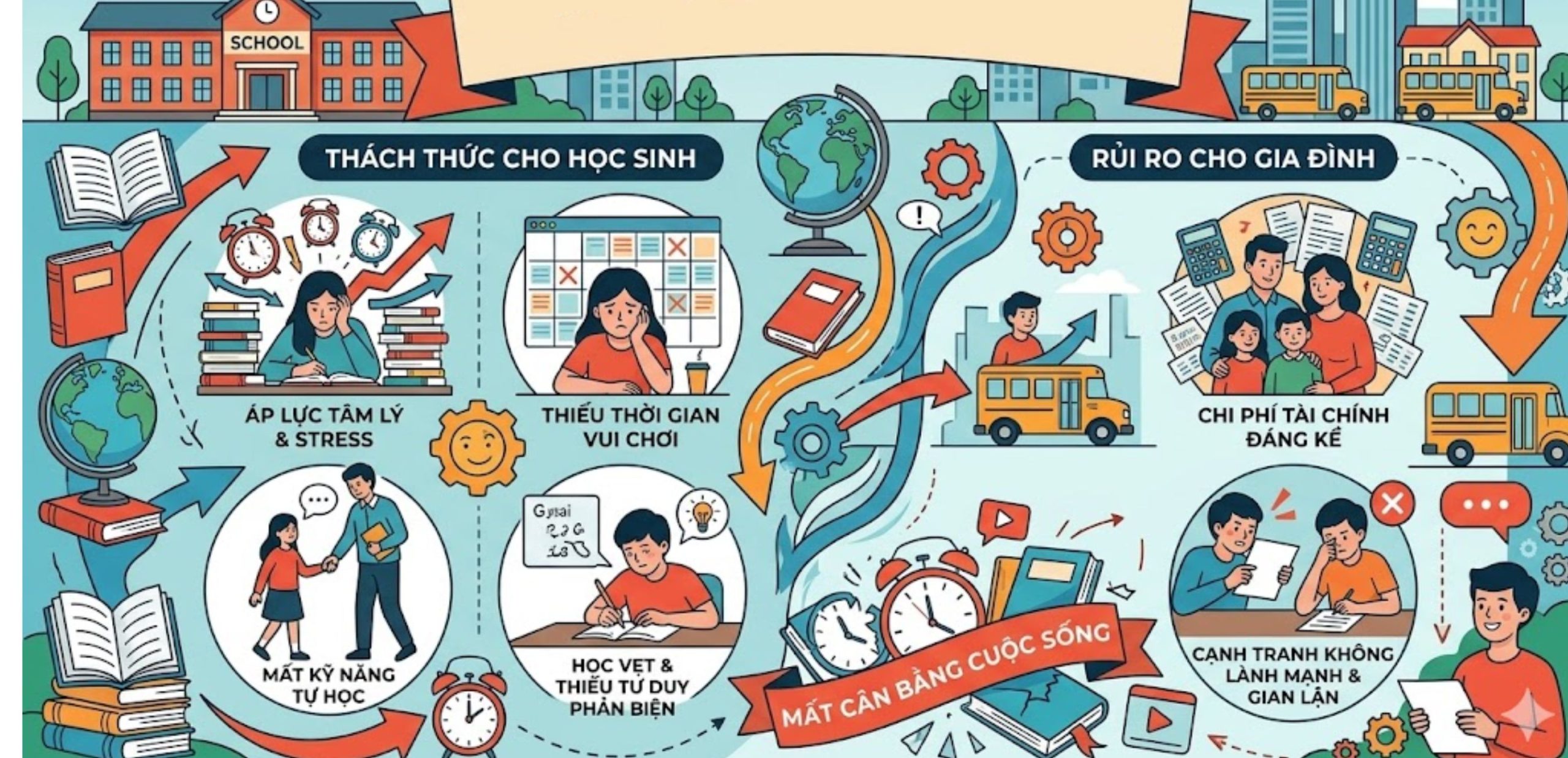 Những Thách Thức Và Rủi Ro Tiềm Ẩn Của Học Thêm