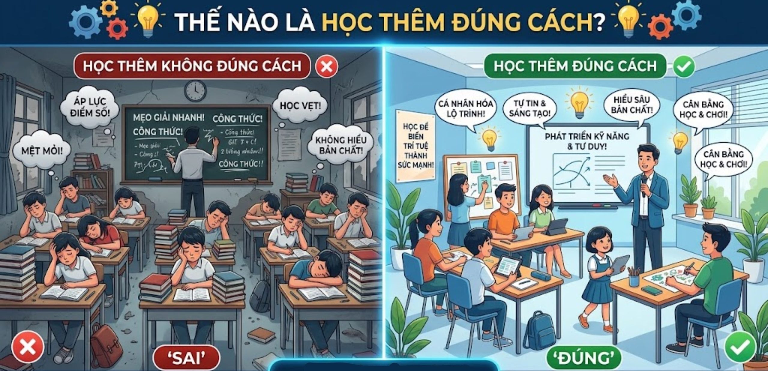 "Học Thêm Đúng Cách" Nghĩa Là Gì? 