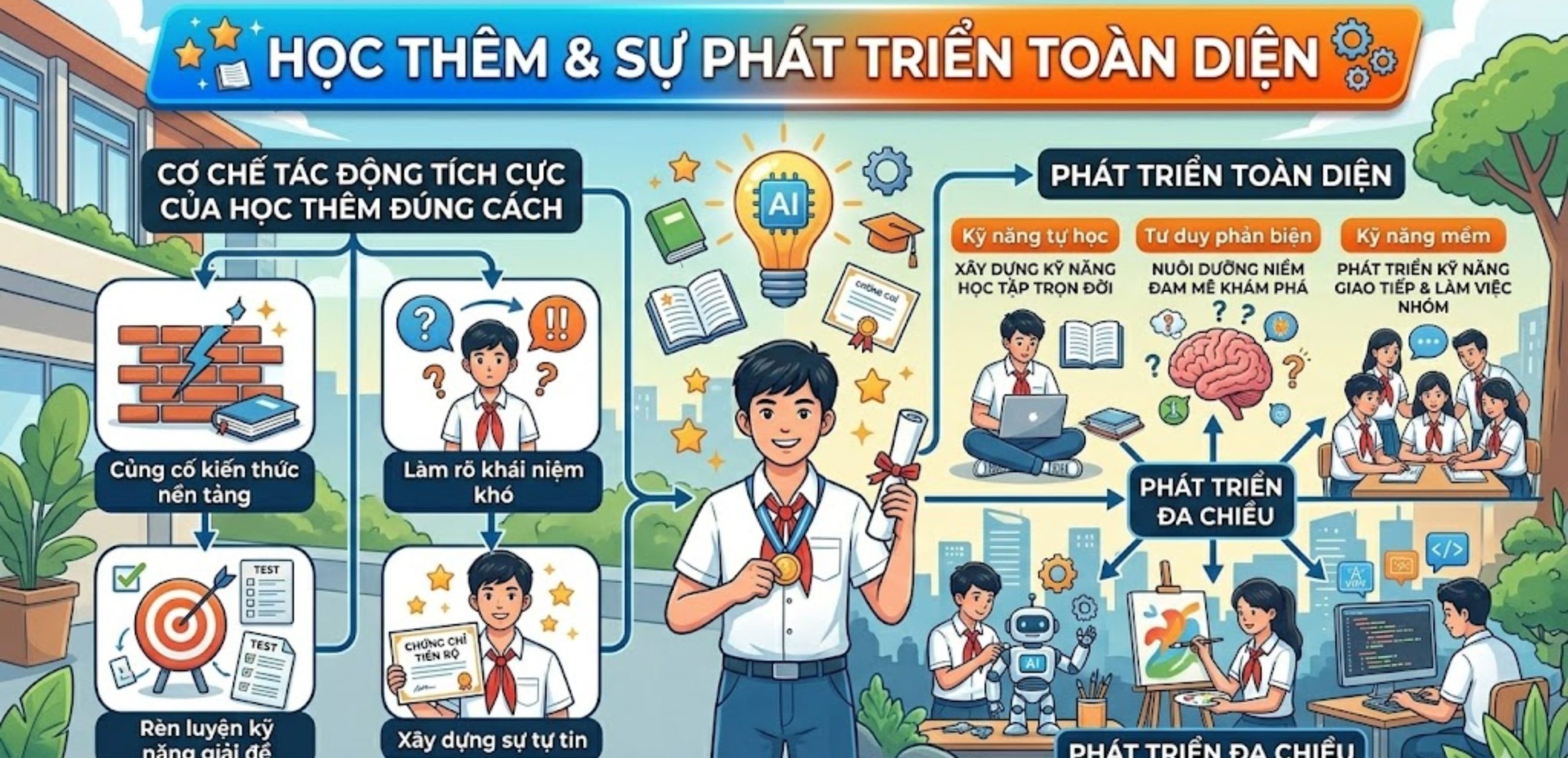 Học Thêm & Sự Phát Triển Toàn Diện