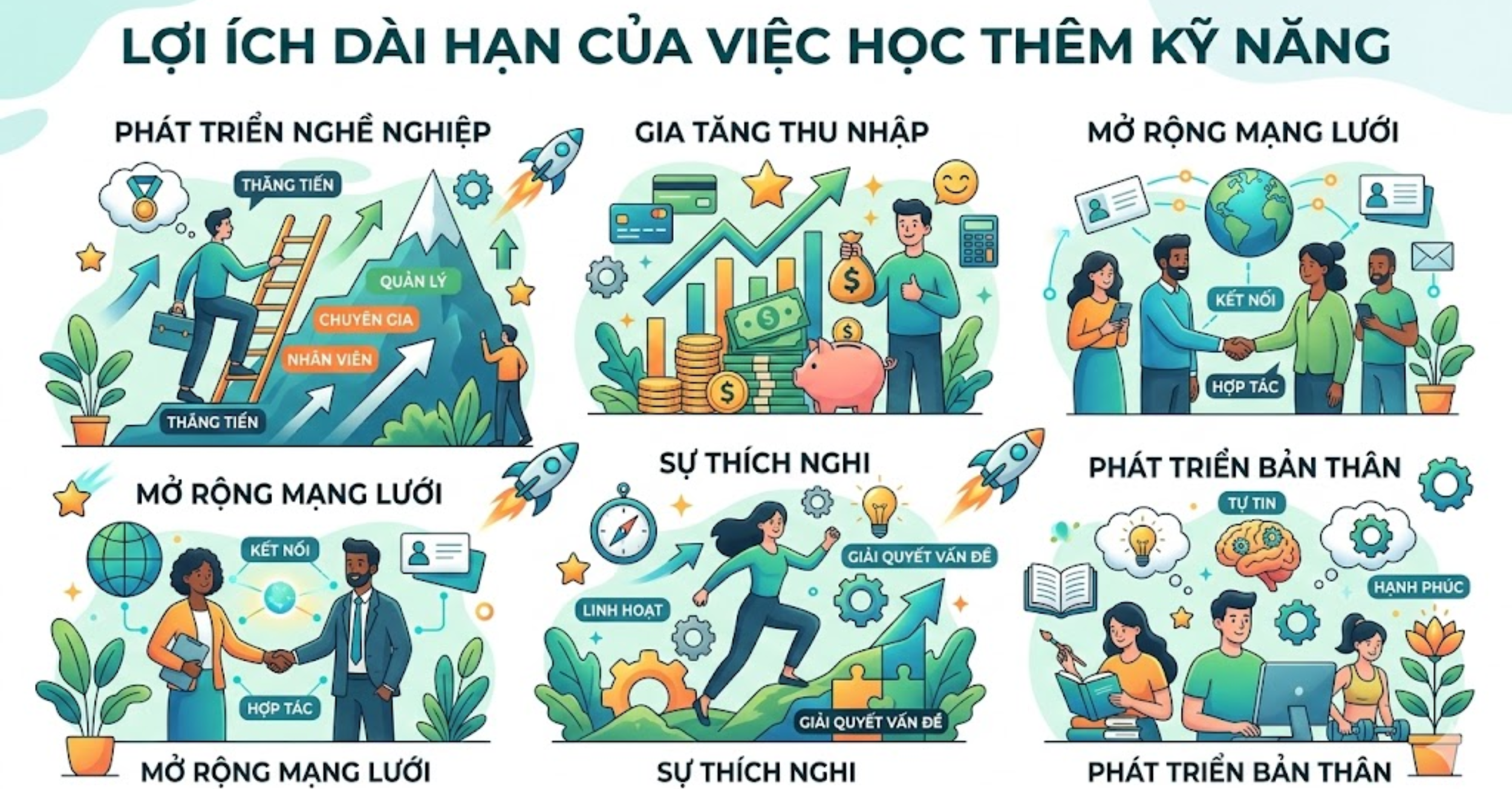 Lợi ích dài hạn của việc học thêm kỹ năng