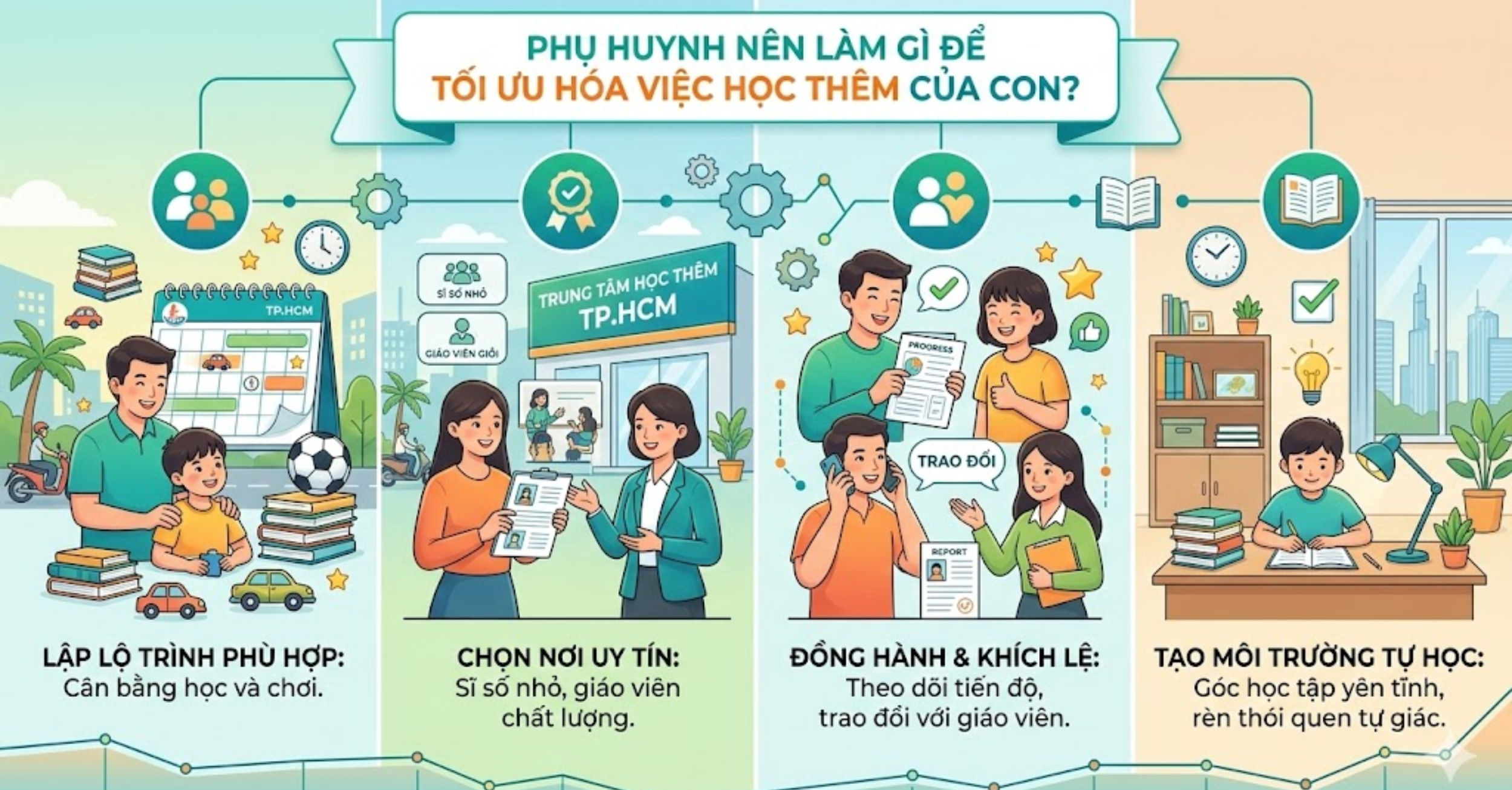 Phụ Huynh Nên Làm Gì Để Tối Ưu Hóa Việc Học Thêm Của Con?