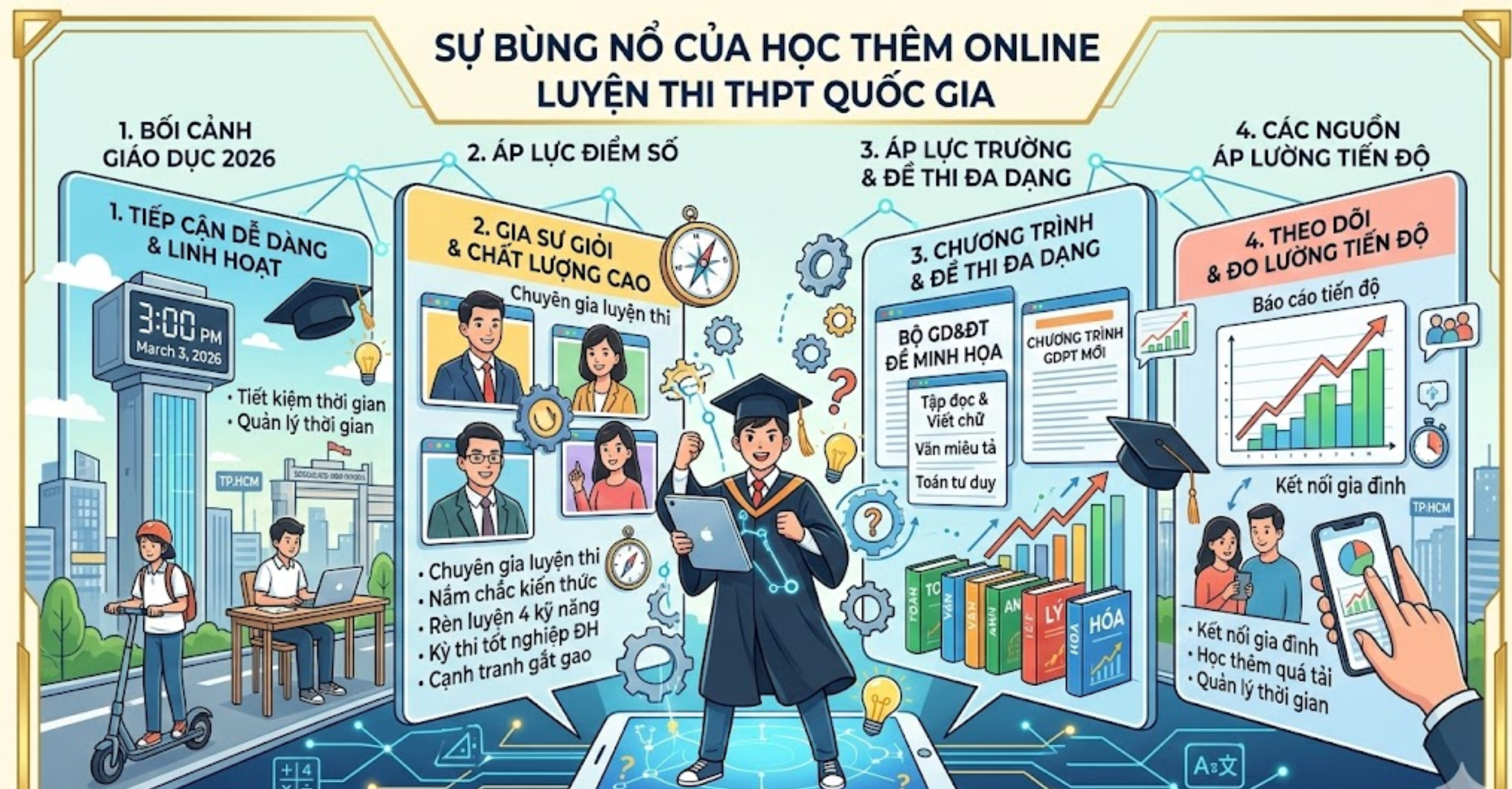 Sự Bùng Nổ Của Học Thêm Online Luyện Thi THPT Quốc Gia