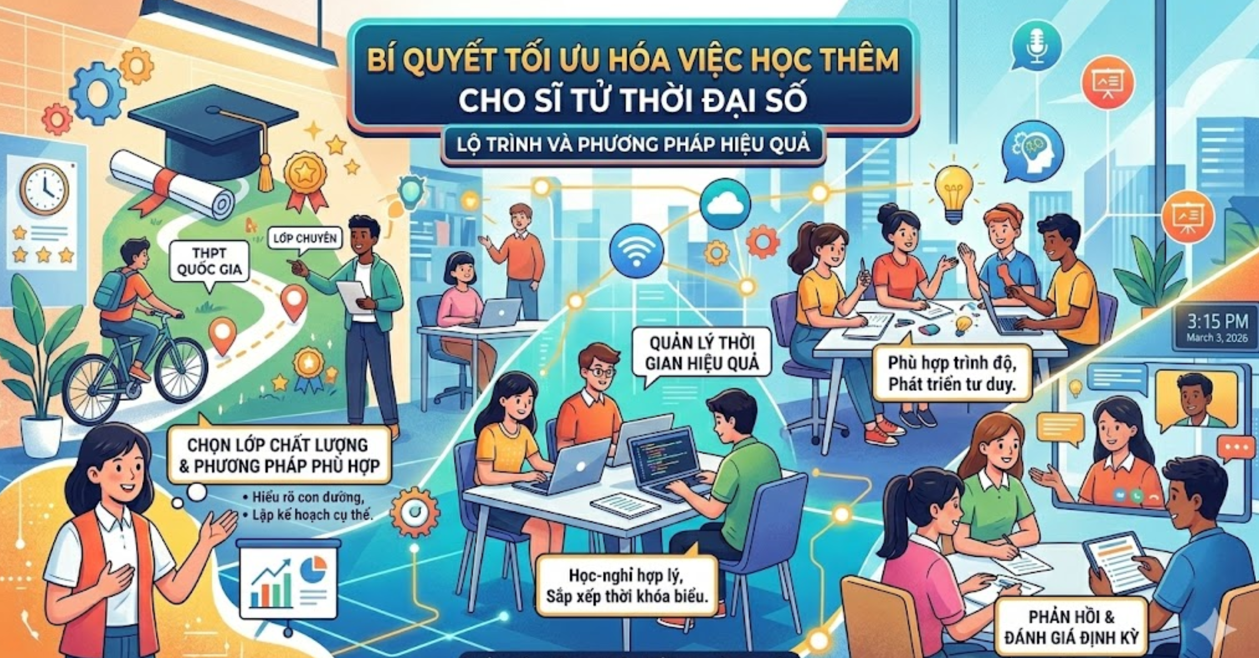 Bí Quyết Tối Ưu Hóa Việc Học Thêm Cho Sĩ Tử Thời Đại Số